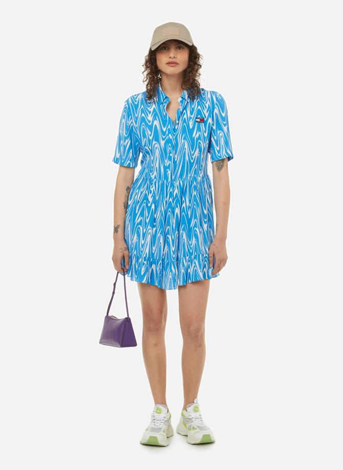 Psychedelic sustainable viscose dress TOMMY HILFIGER