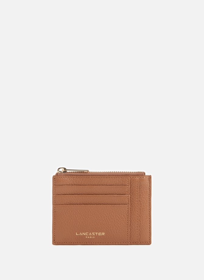 Leather card holder with chain LANCASTER