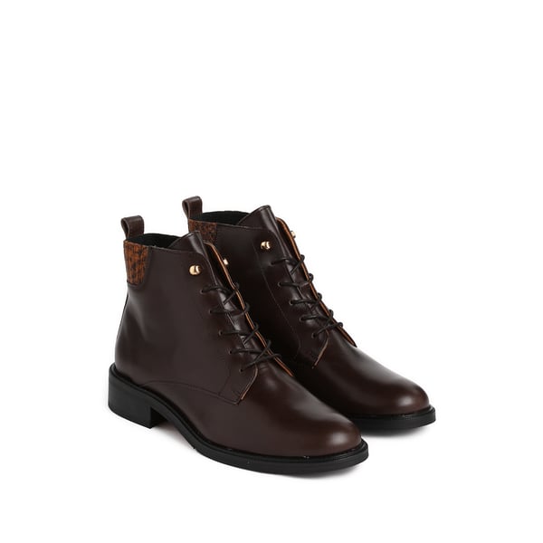 Bottines en cuir