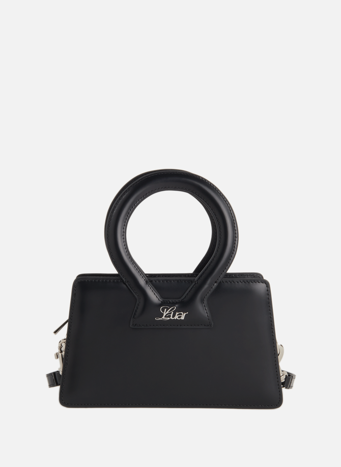 Leather handbag LUAR