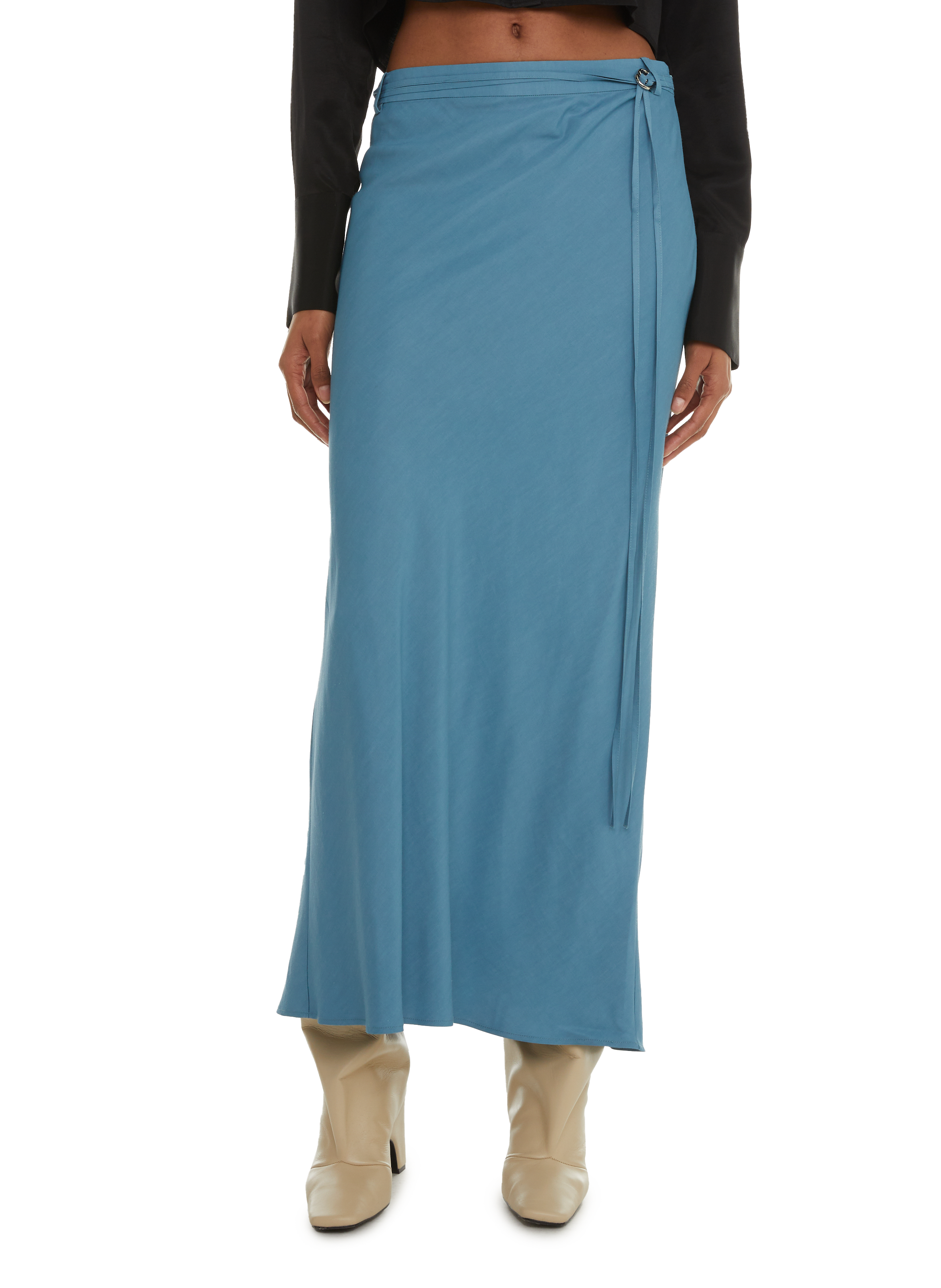 EUDON CHOI Maxi skirt  Blue