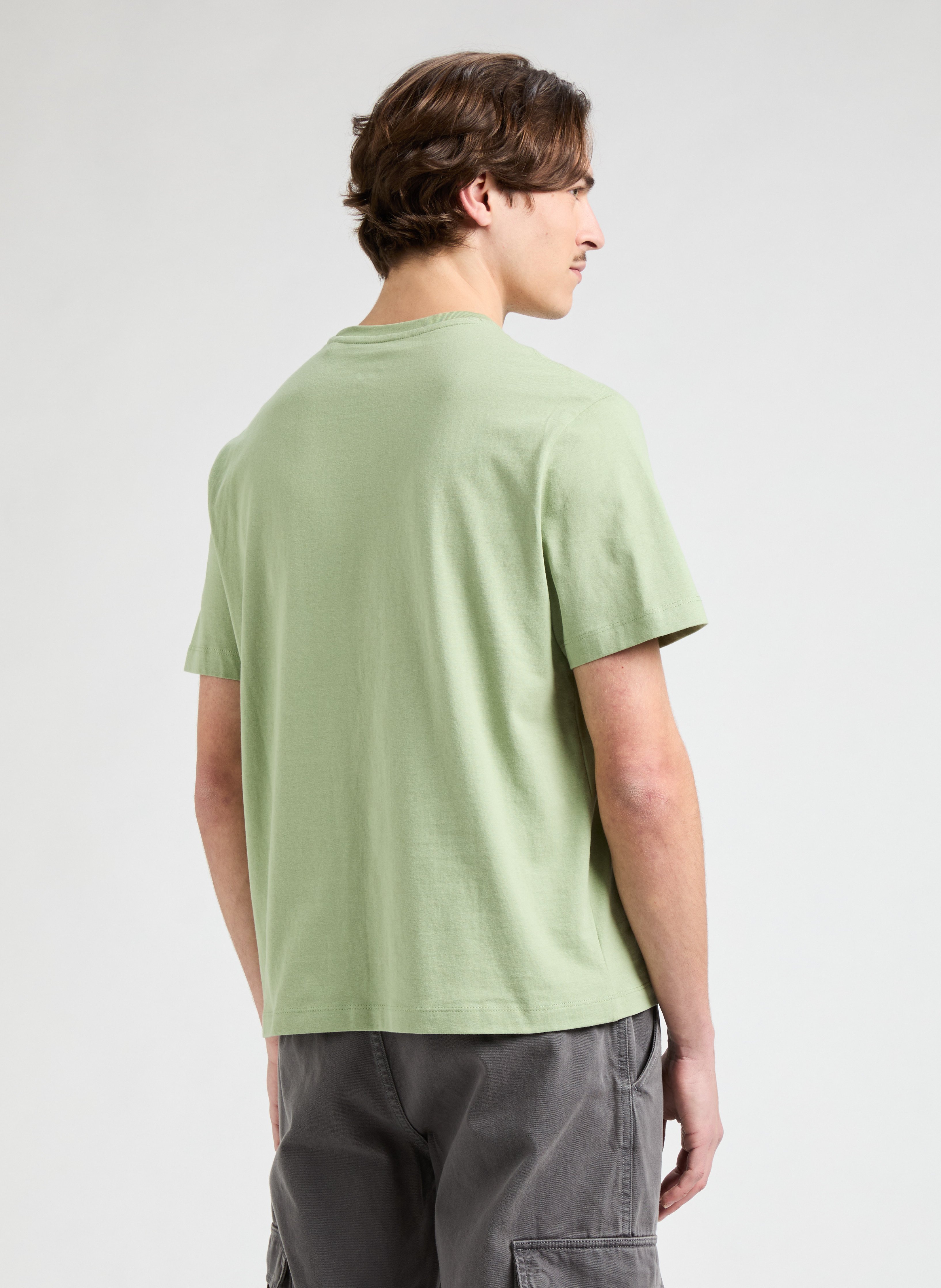 Cotton T-shirt GUESS Green