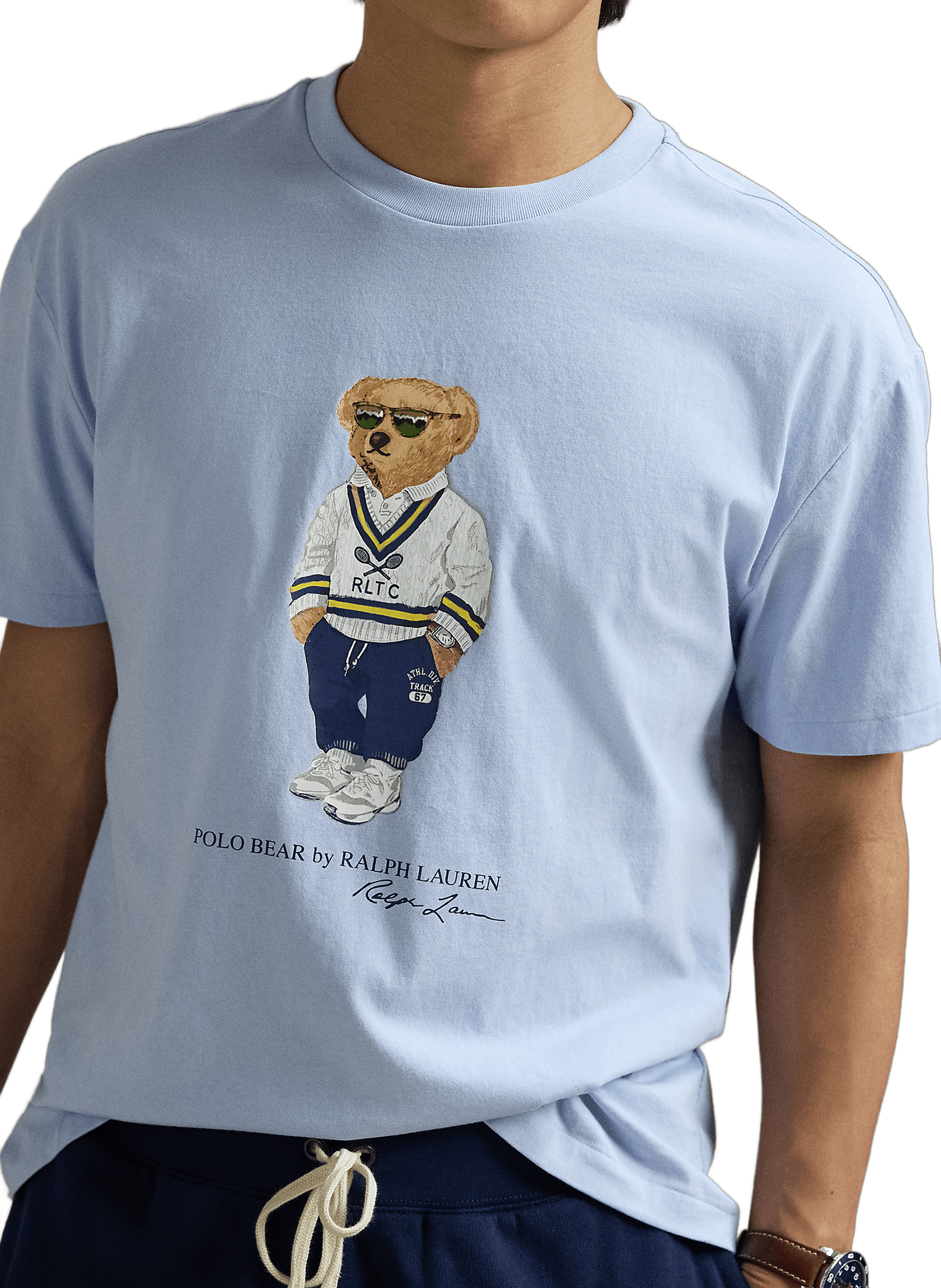 T-shirt à imprimé POLO RALPH LAUREN Bleu