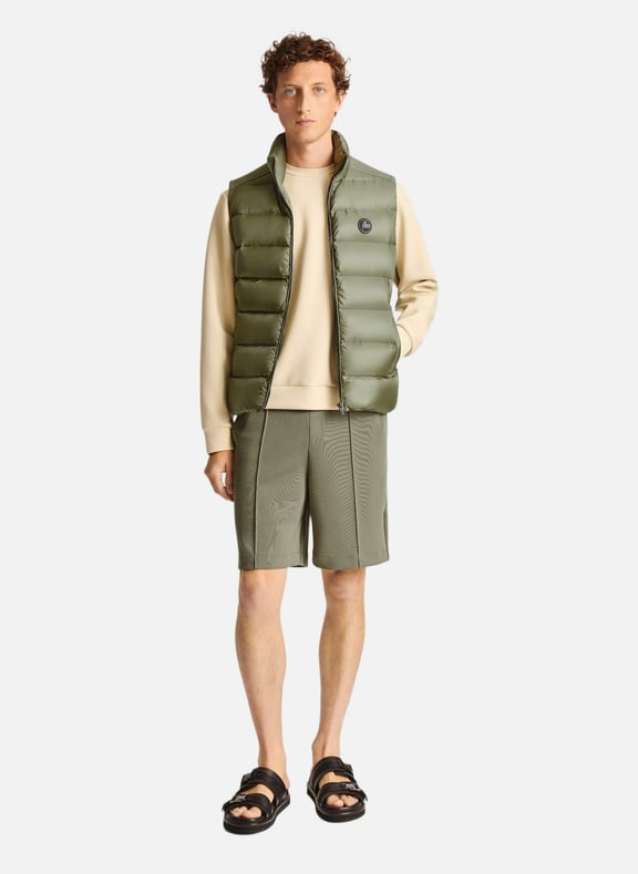 Veste sans manches gorvone col montant coupe regular Kaki by FUSALP FUSALP Veste sans manches gorvone col montant coupe regular Kaki