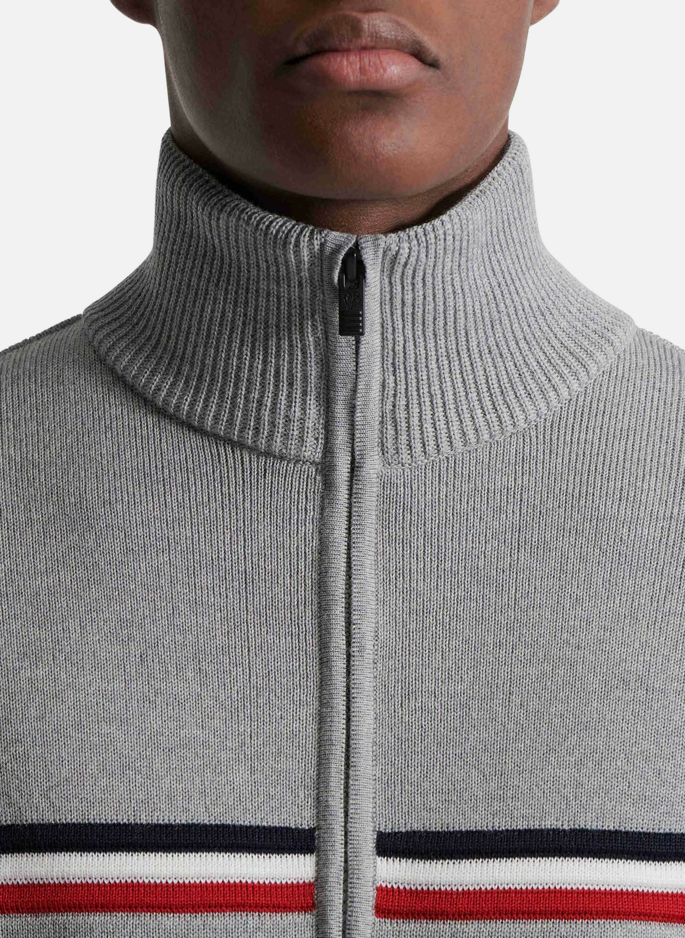 Pull wengen fiz col montant coupe regular FUSALP Gris