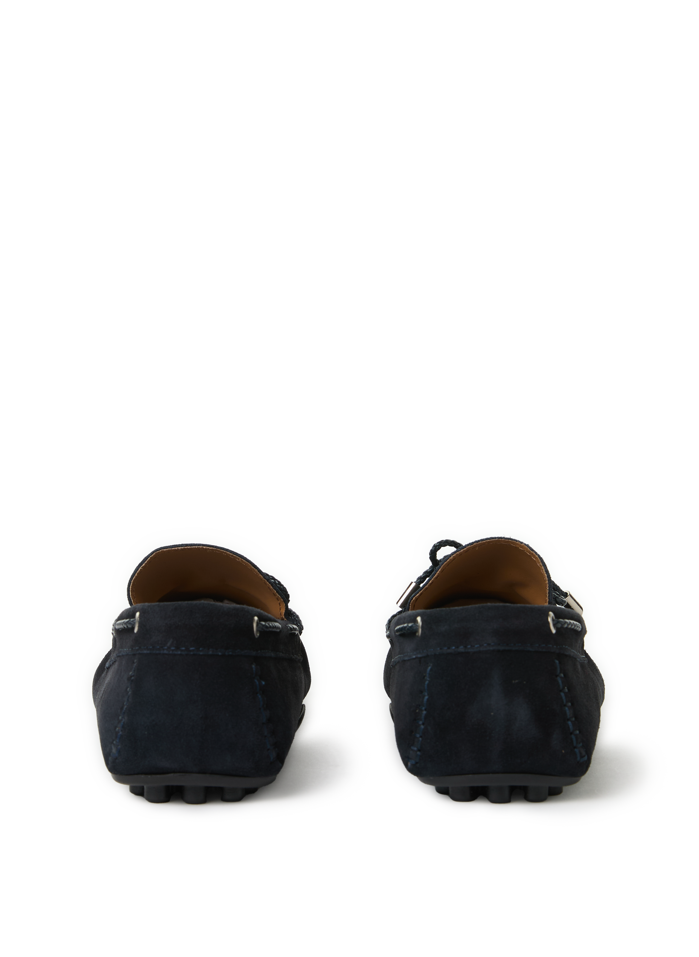 Suede leather tassel loafers SAISON 1865 Blue