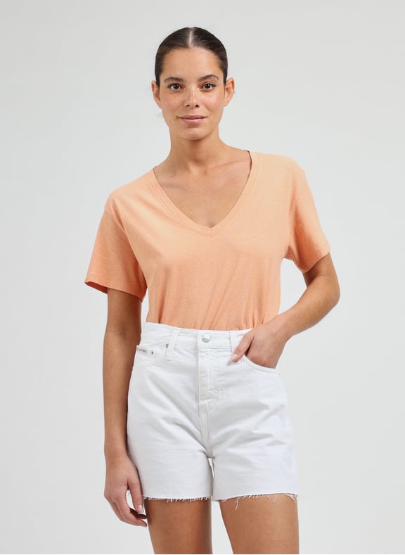 Cotton T-shirt Orange by DOCKERS DOCKERS Cotton T-shirt Orange
