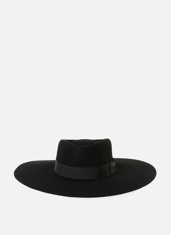 Chapeau en laine Paul Noir by VAN PALMA VAN PALMA Chapeau en laine Paul Noir