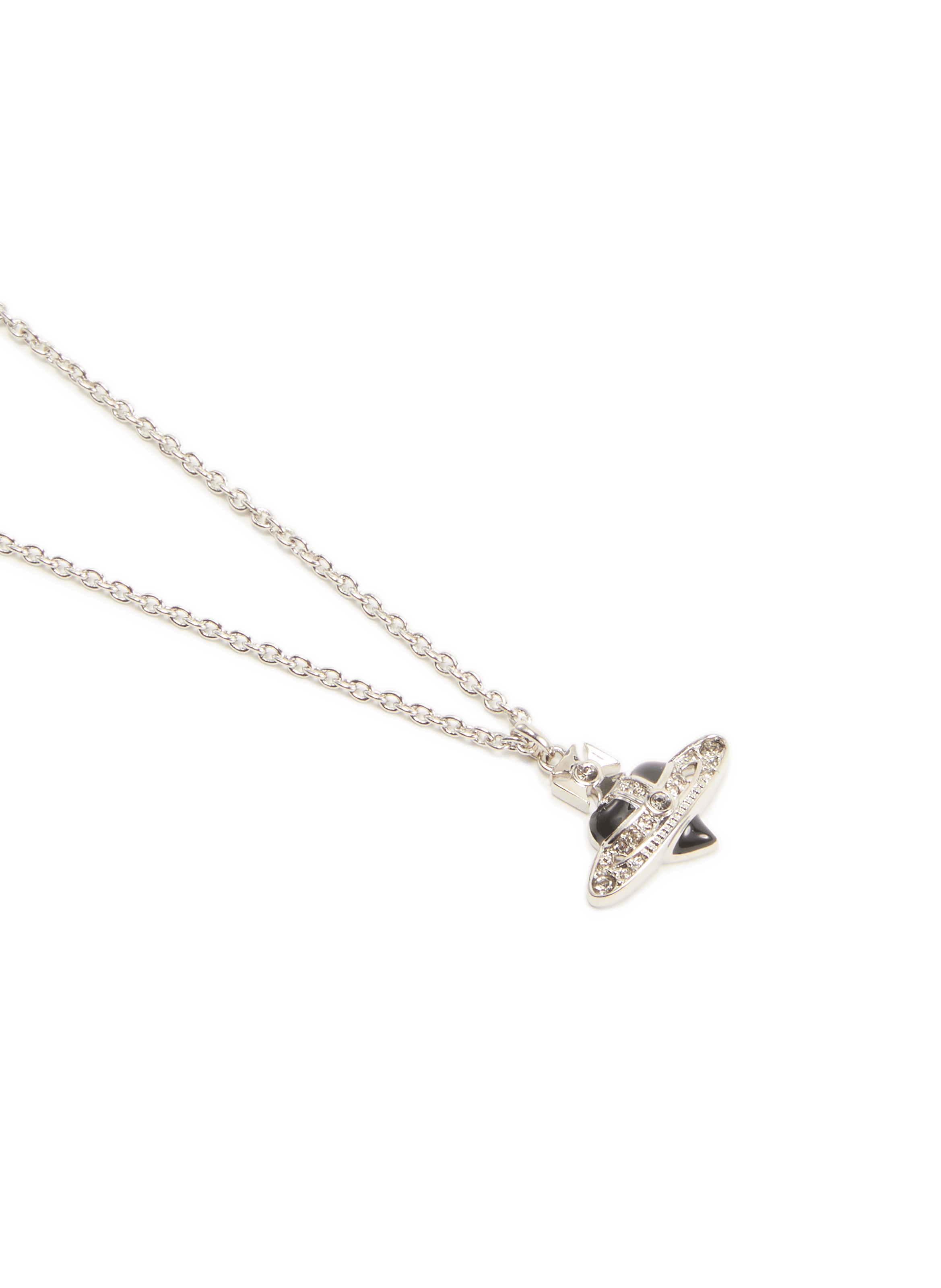 Heart pendant necklace VIVIENNE WESTWOOD Black