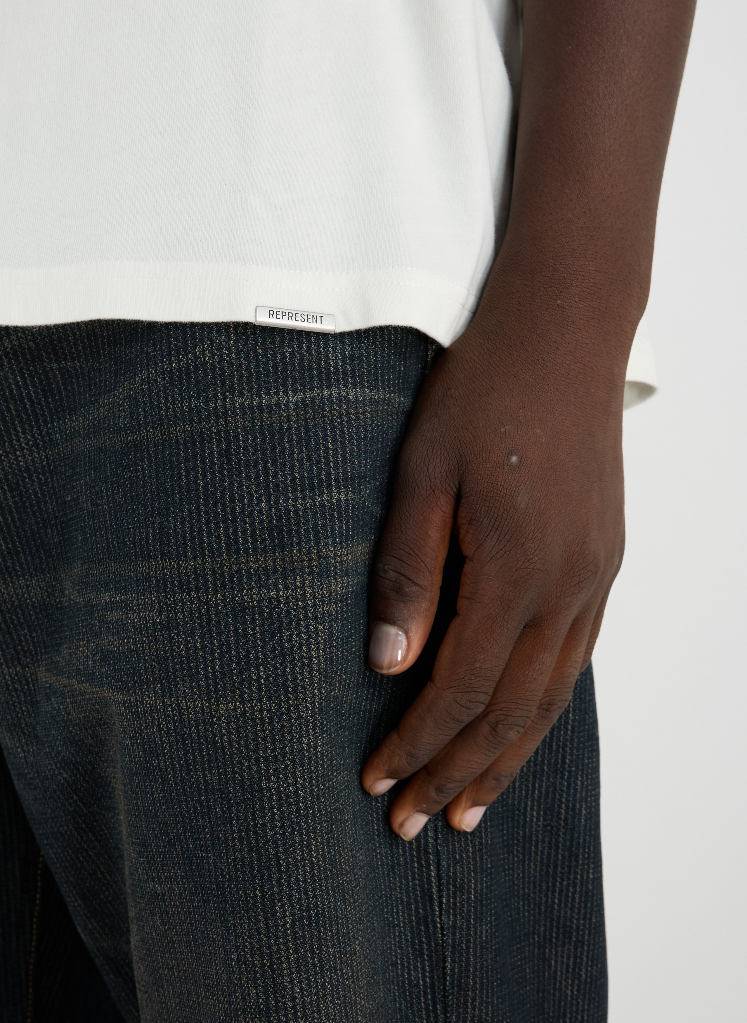 Printed cotton T-shirt REPRESENT White