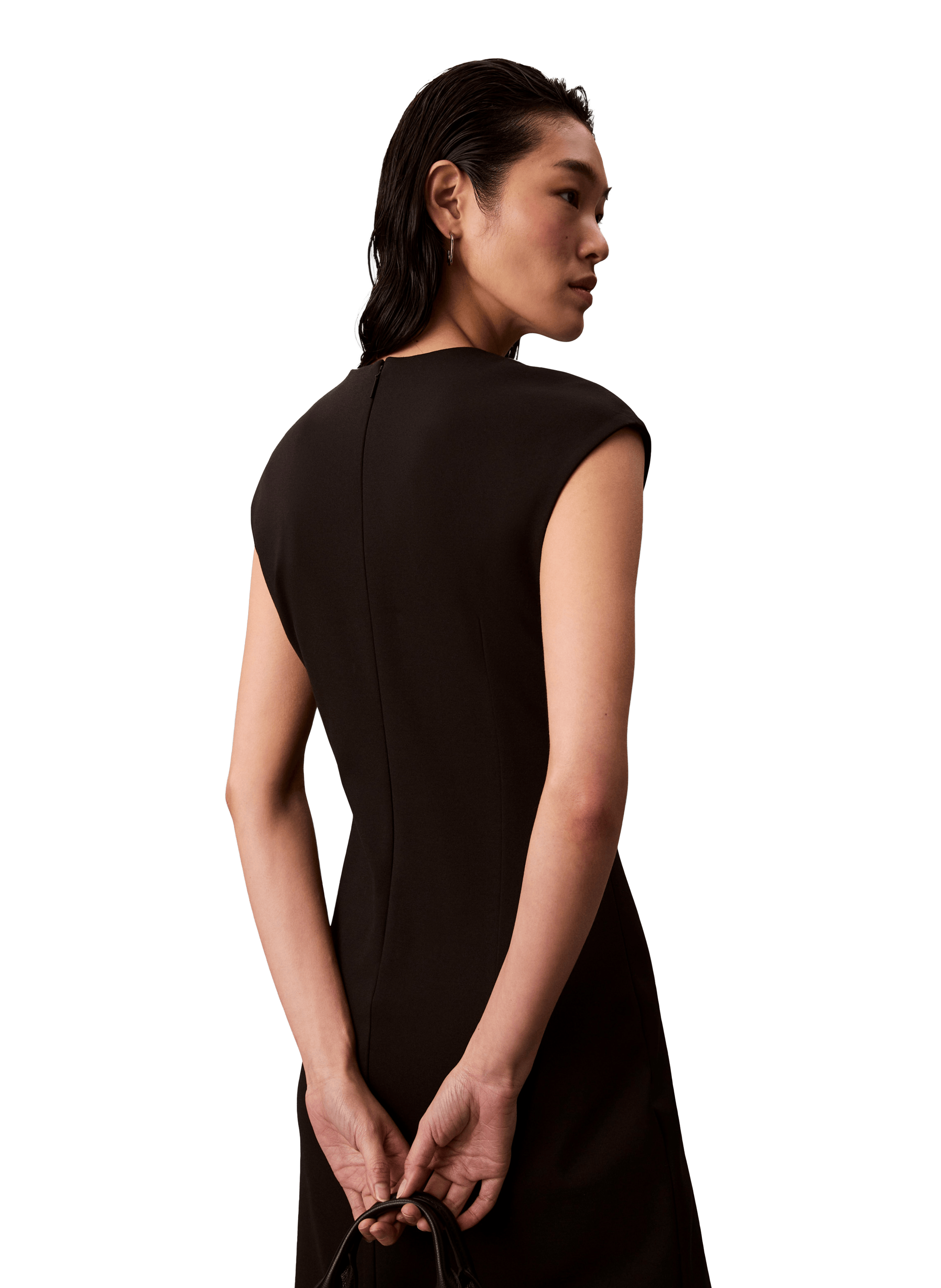 Robe midi CALVIN KLEIN Noir