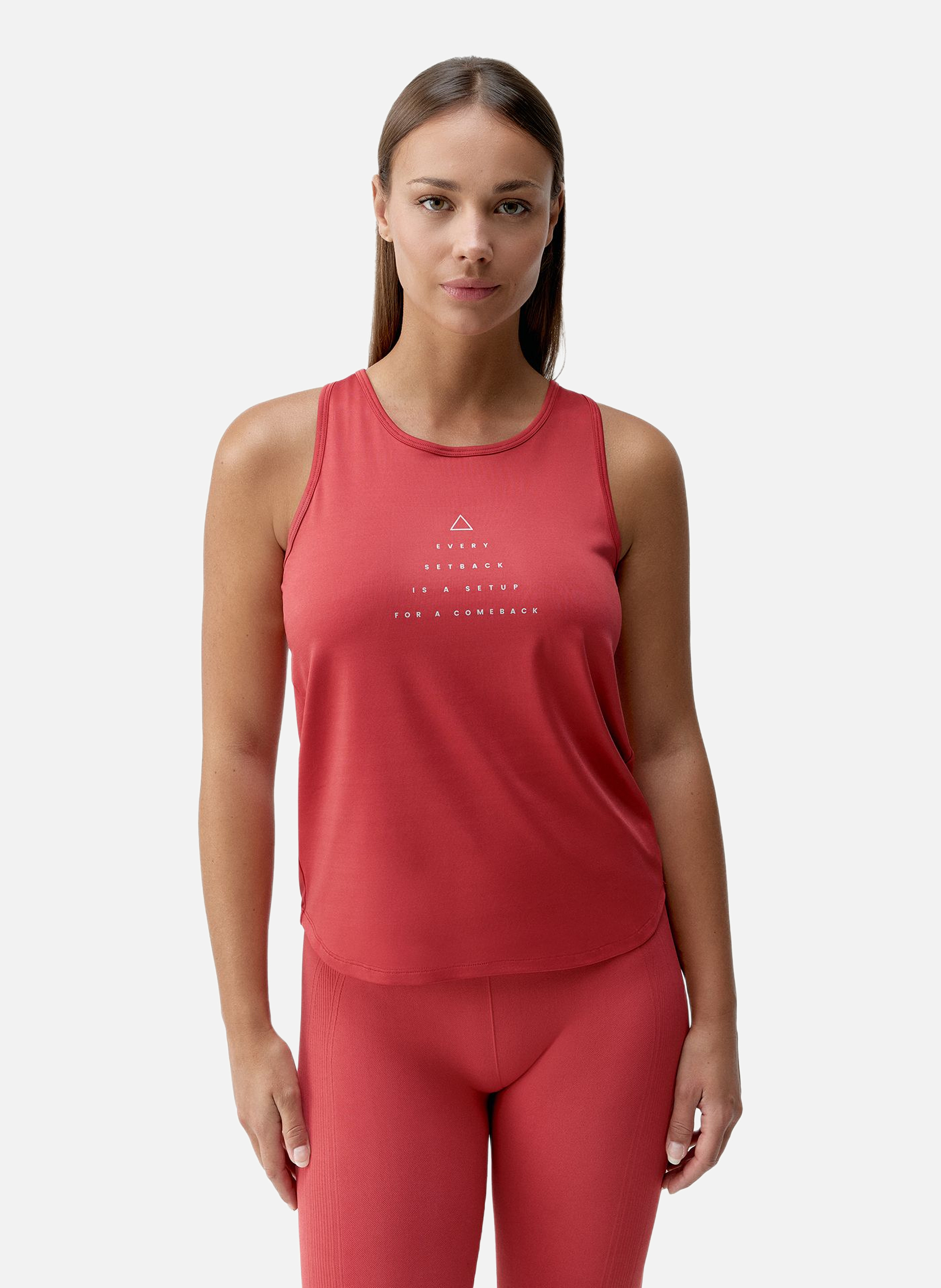 T-shirt de sport performance sans manches aiku BORN LIVING YOGA Orange
