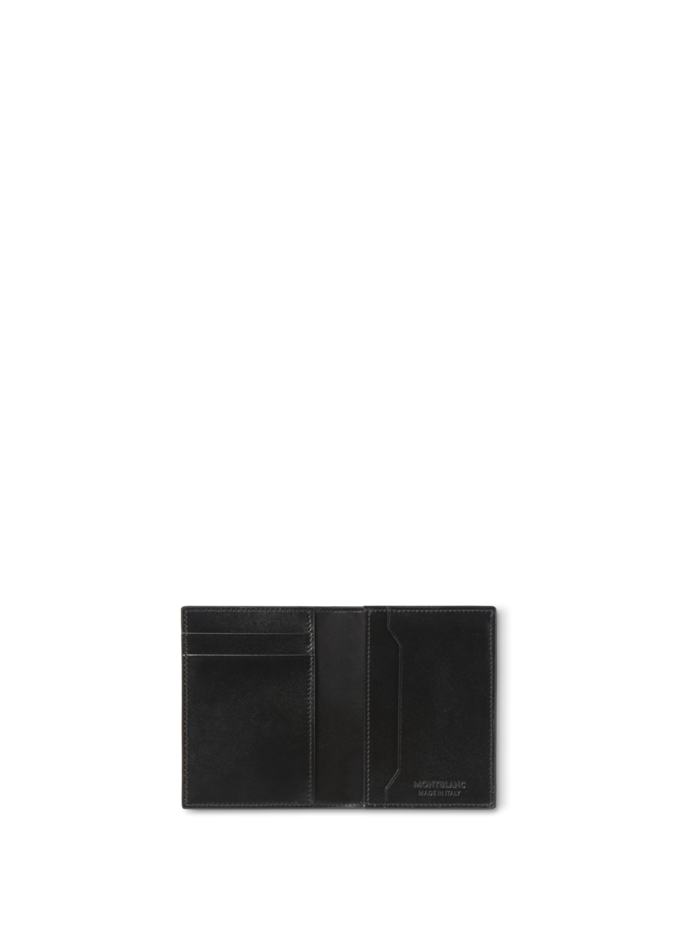 Smooth leather wallet MONTBLANC Black