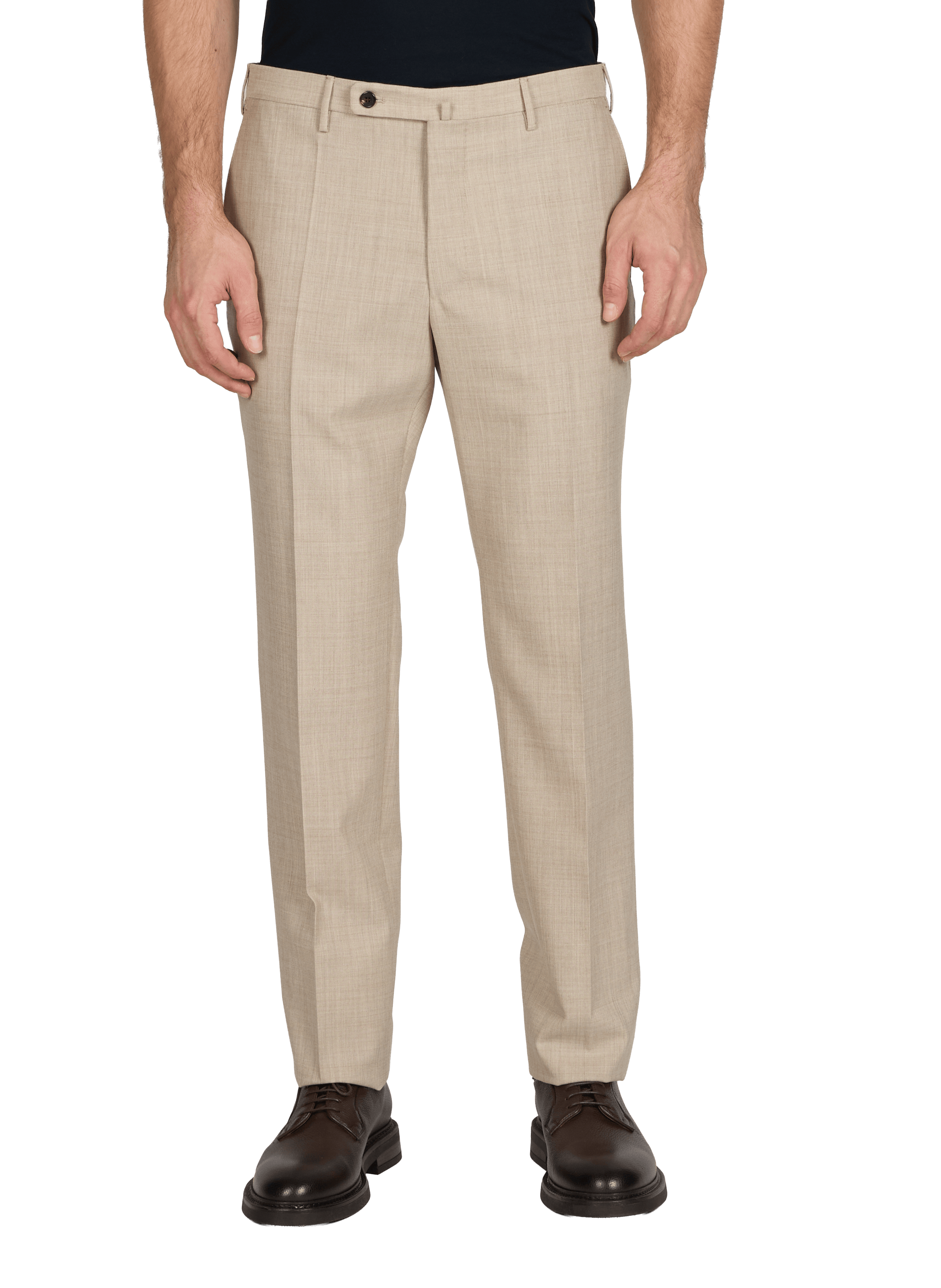 Straight wool trousers SLOWEAR Beige