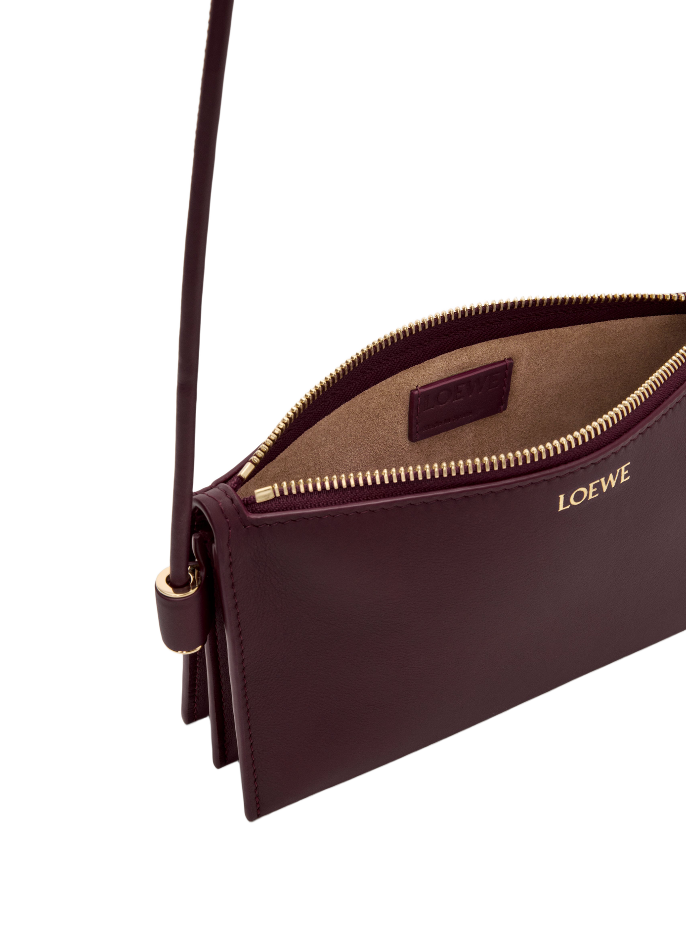 Pochette Joya en cuir de veau nappa LOEWE Rouge