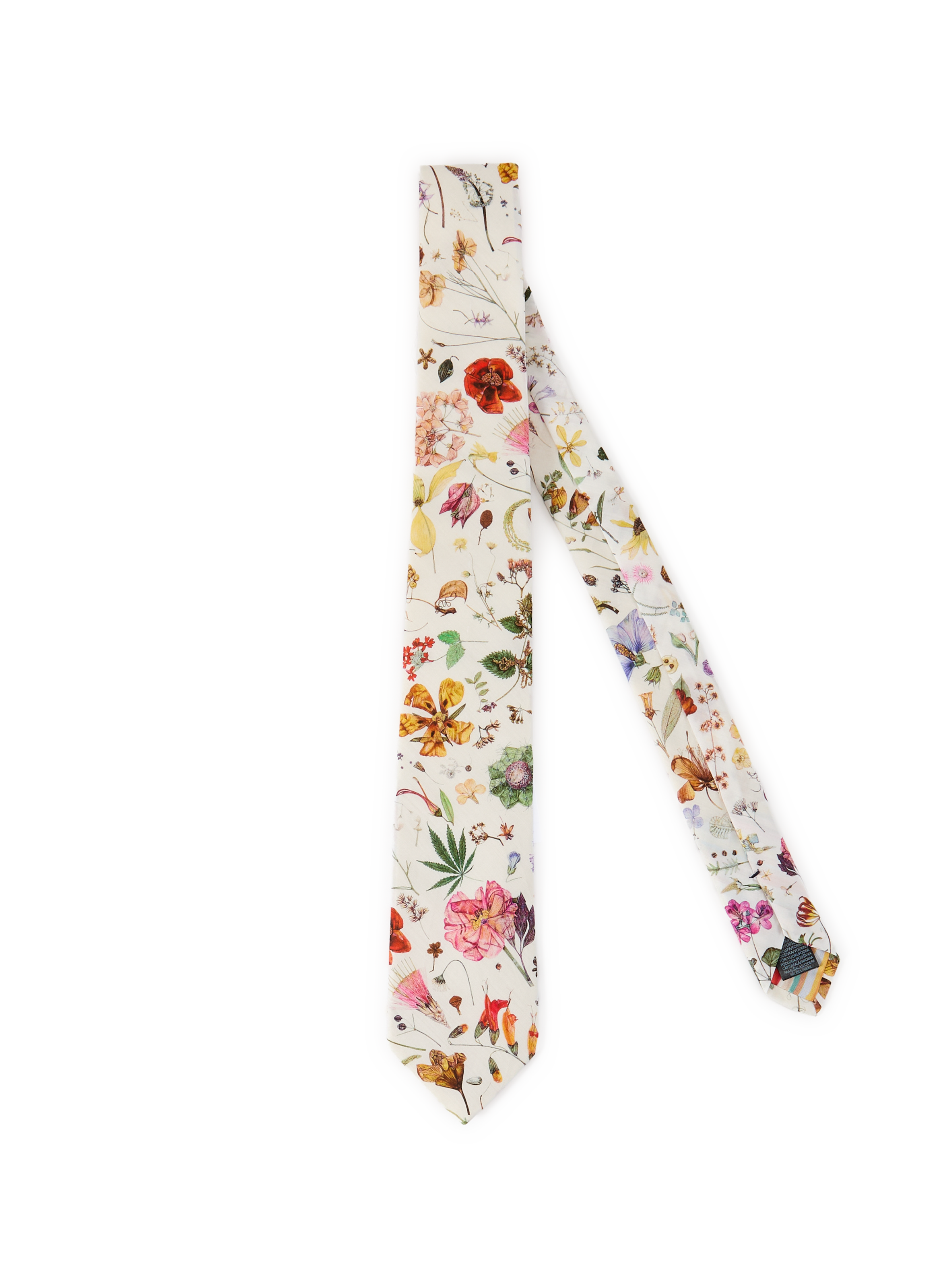 Tie with pattern in cotton PAUL SMITH White