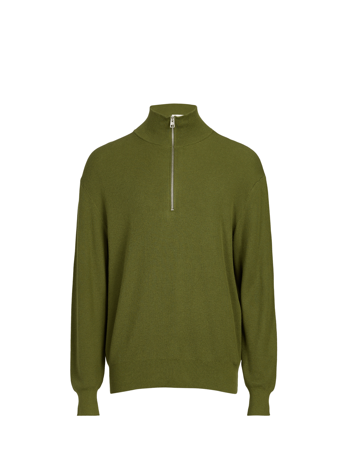 Cotton blend turtleneck sweater CLOSED Green