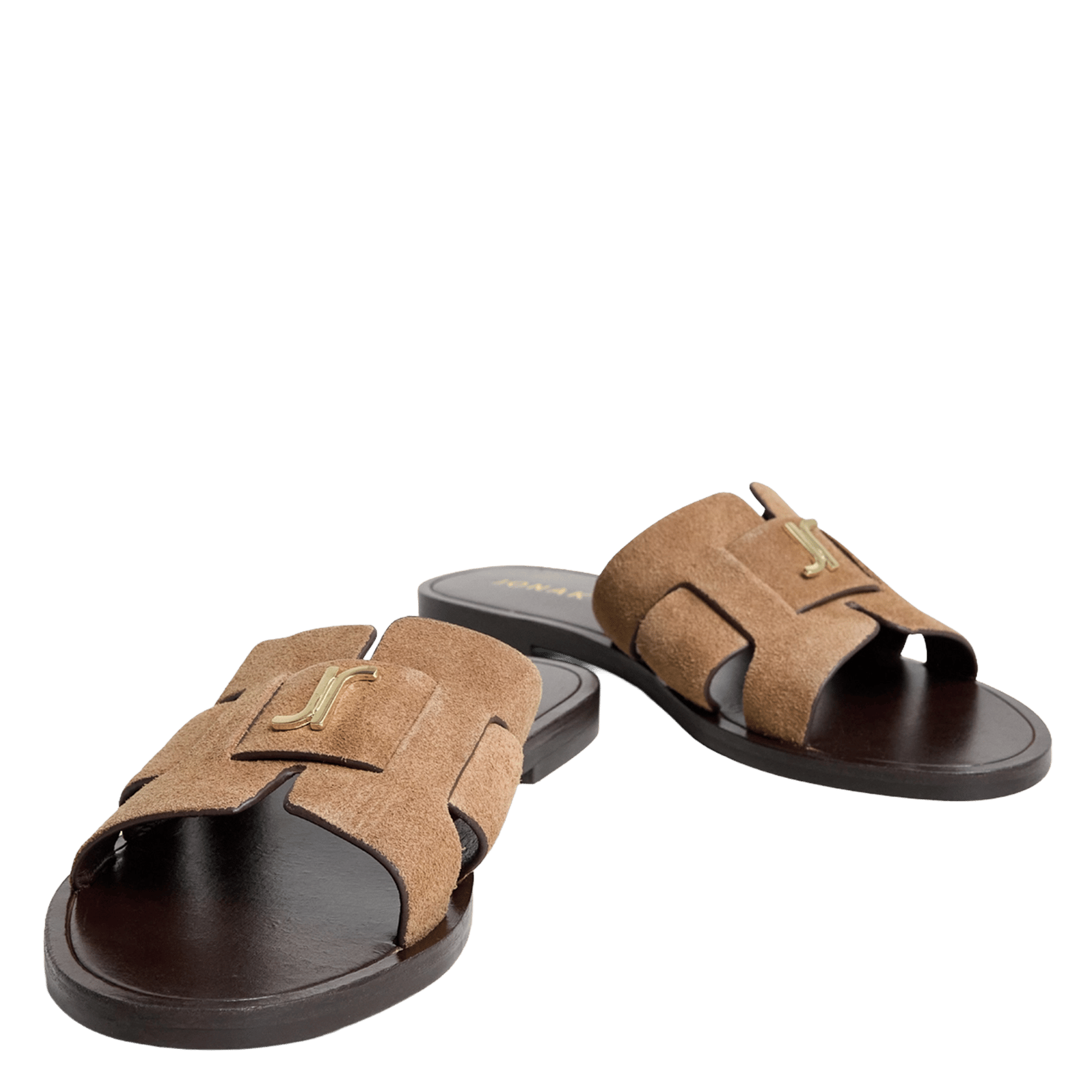 Plagettes en cuir weil JONAK Marron