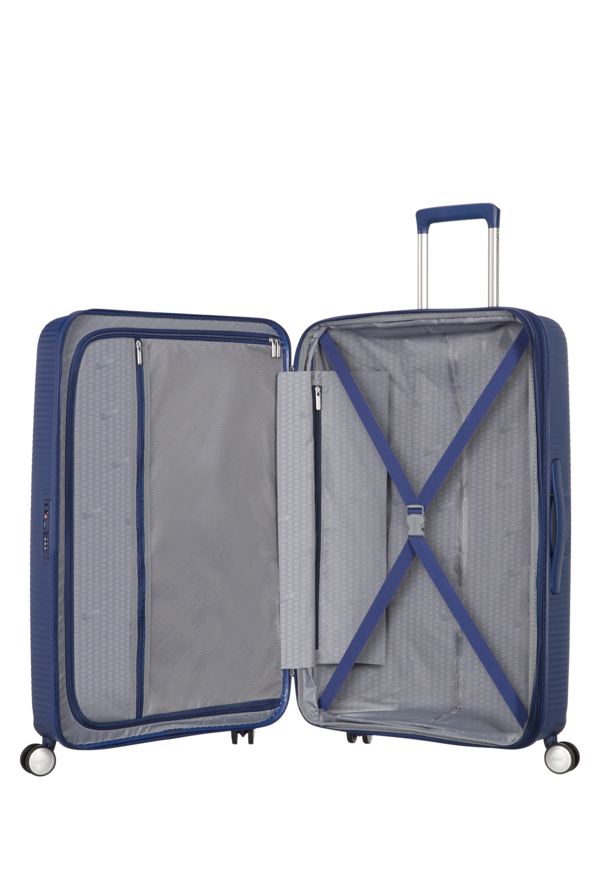 Soundbox valise 4 roues taille l AMERICAN TOURISTER Bleu