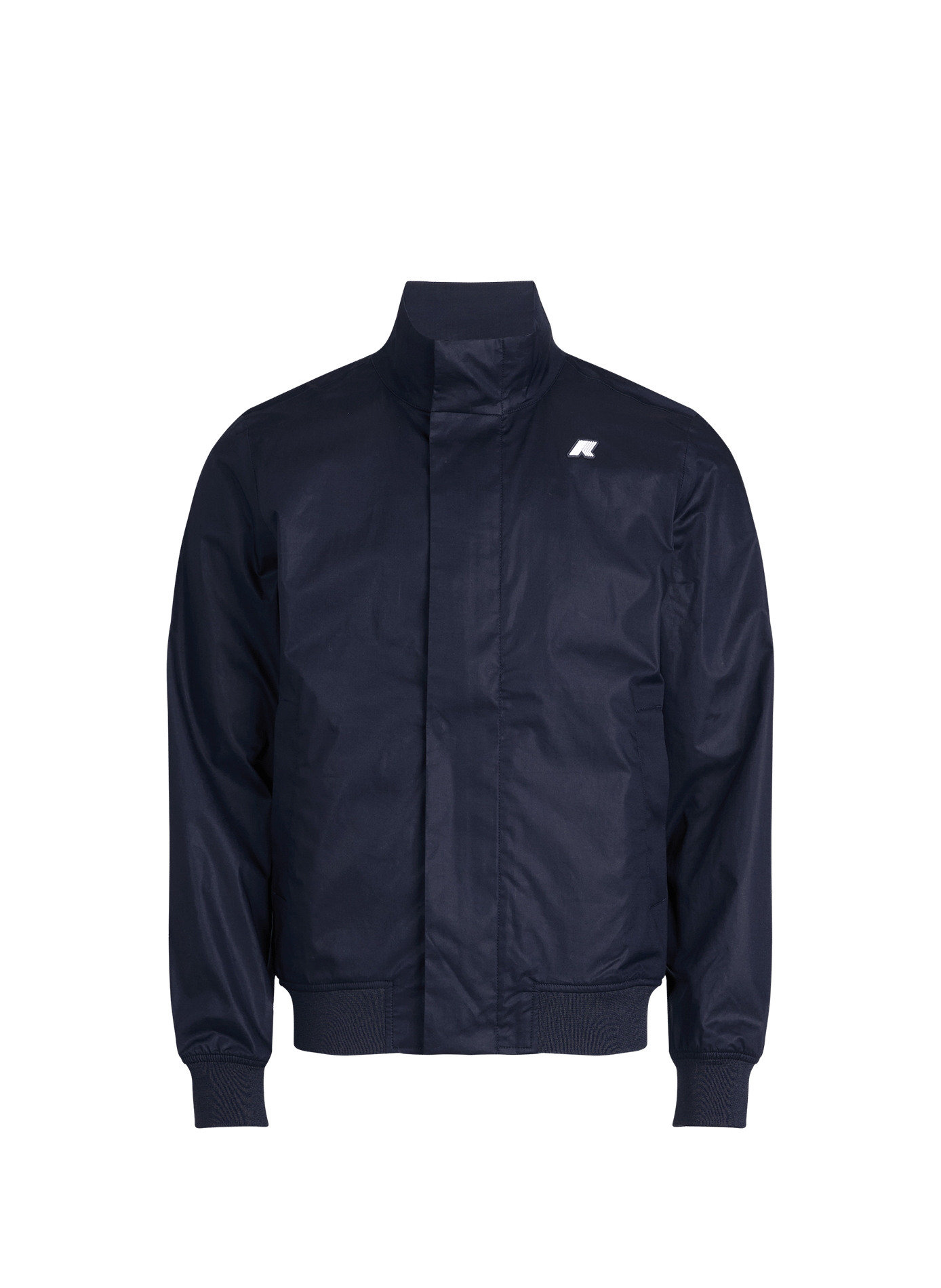 Blouson léger à col montant en coton mélangé K-WAY Bleu