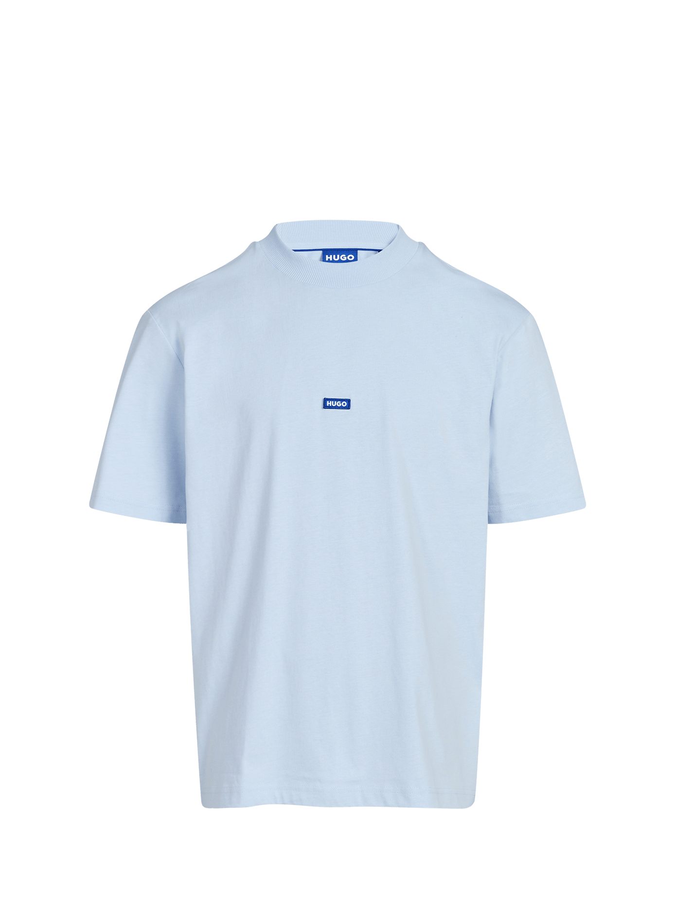 T-shirt à logo en coton HUGO BLUE Bleu