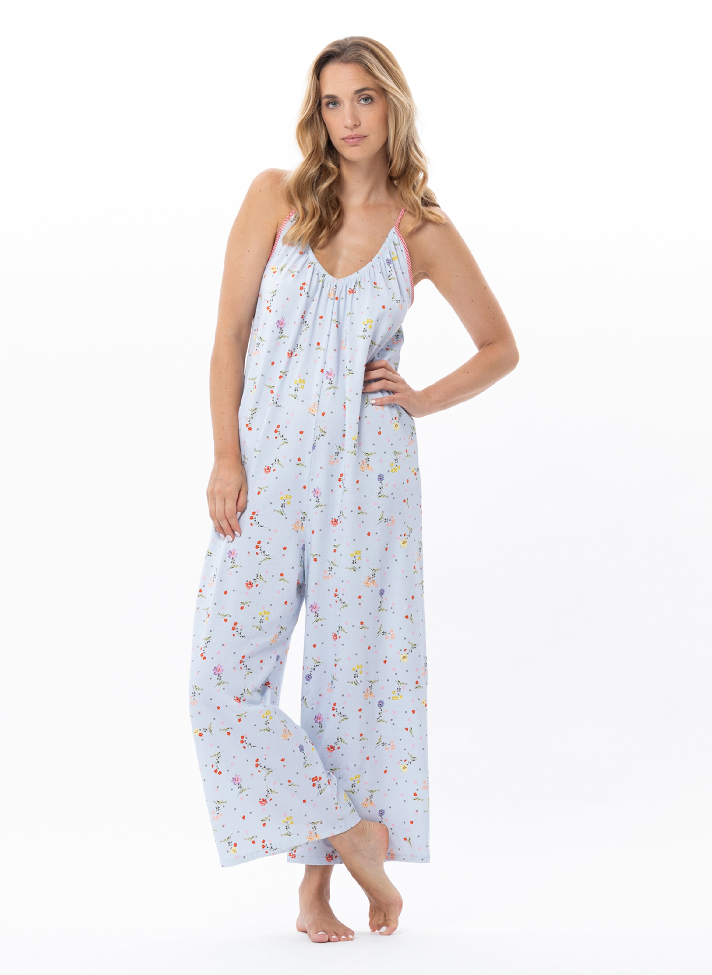 Combi pantalon en coton daisy 220 LE CHAT Multicolore
