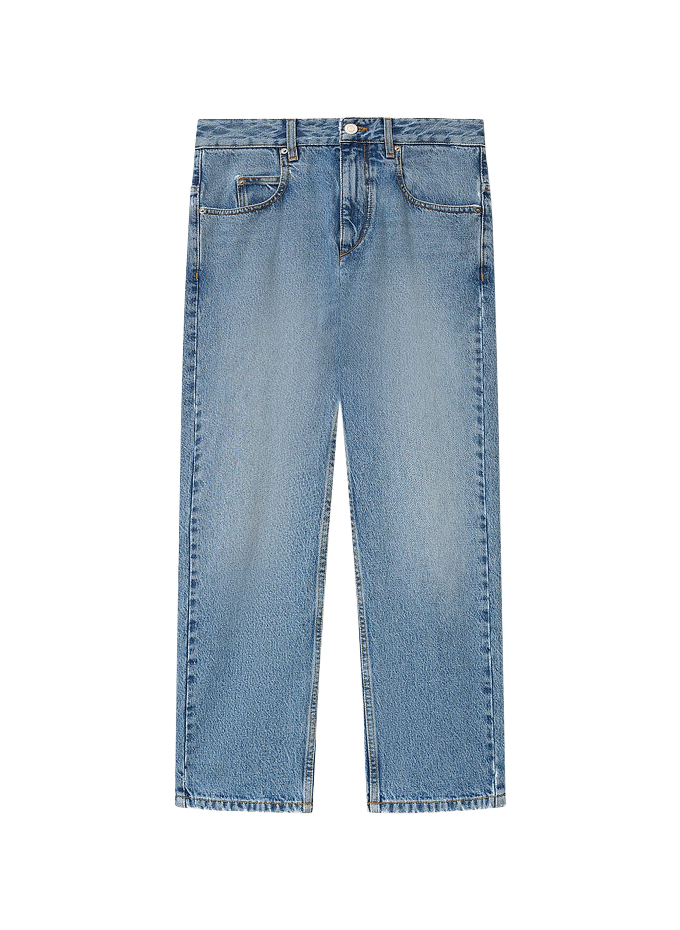 Dakota 7/8 length cotton denim jeans ISABEL MARANT Blue