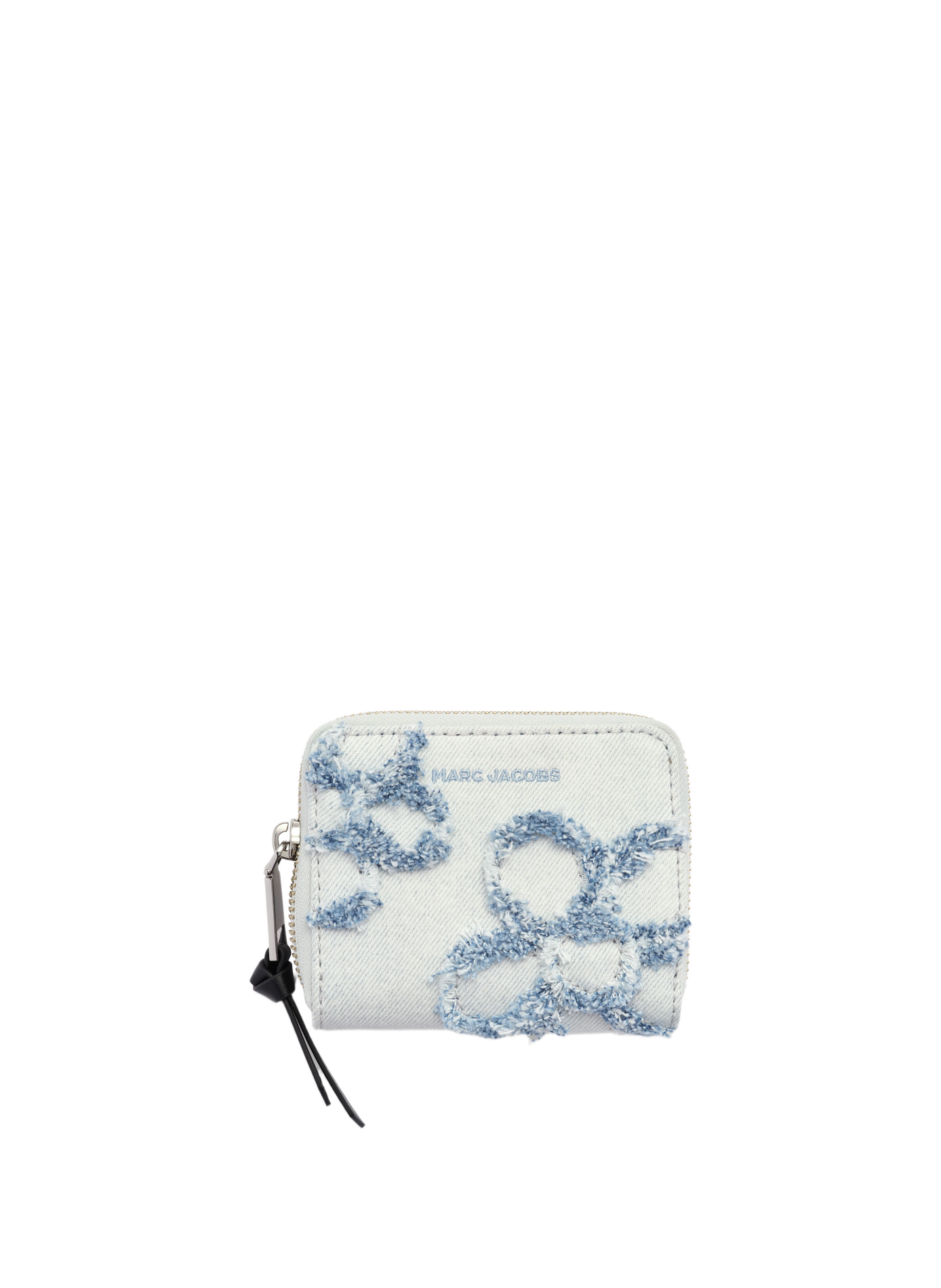 Porte-monnaie Daisy en denim de coton MARC JACOBS Bleu
