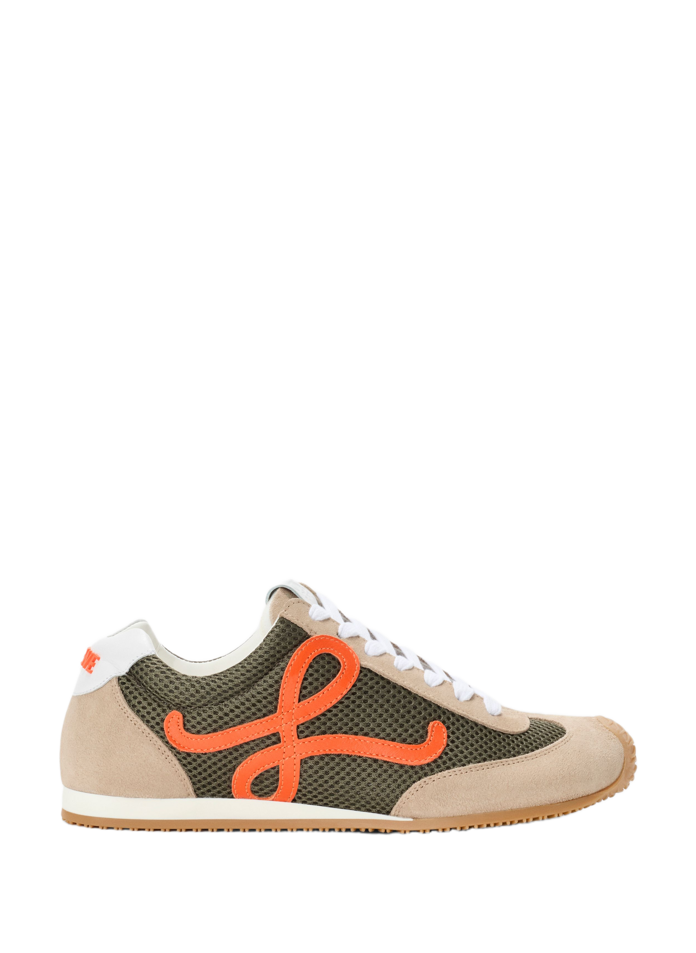 Sneakers Ballet Runner 2.0 in suède leer en technisch mesh LOEWE Groen