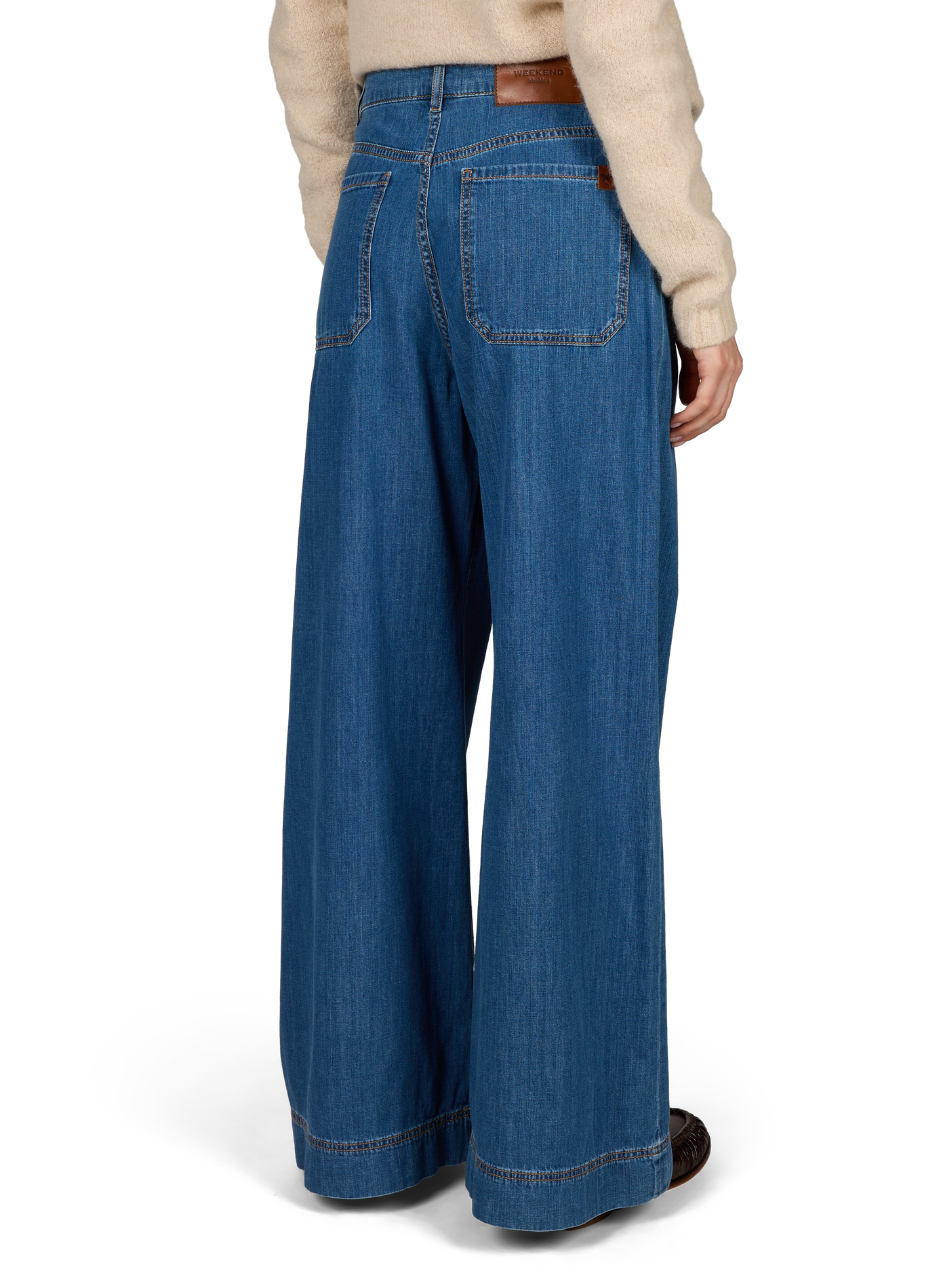 Flared cotton jeans  MAX MARA WEEK END Blue