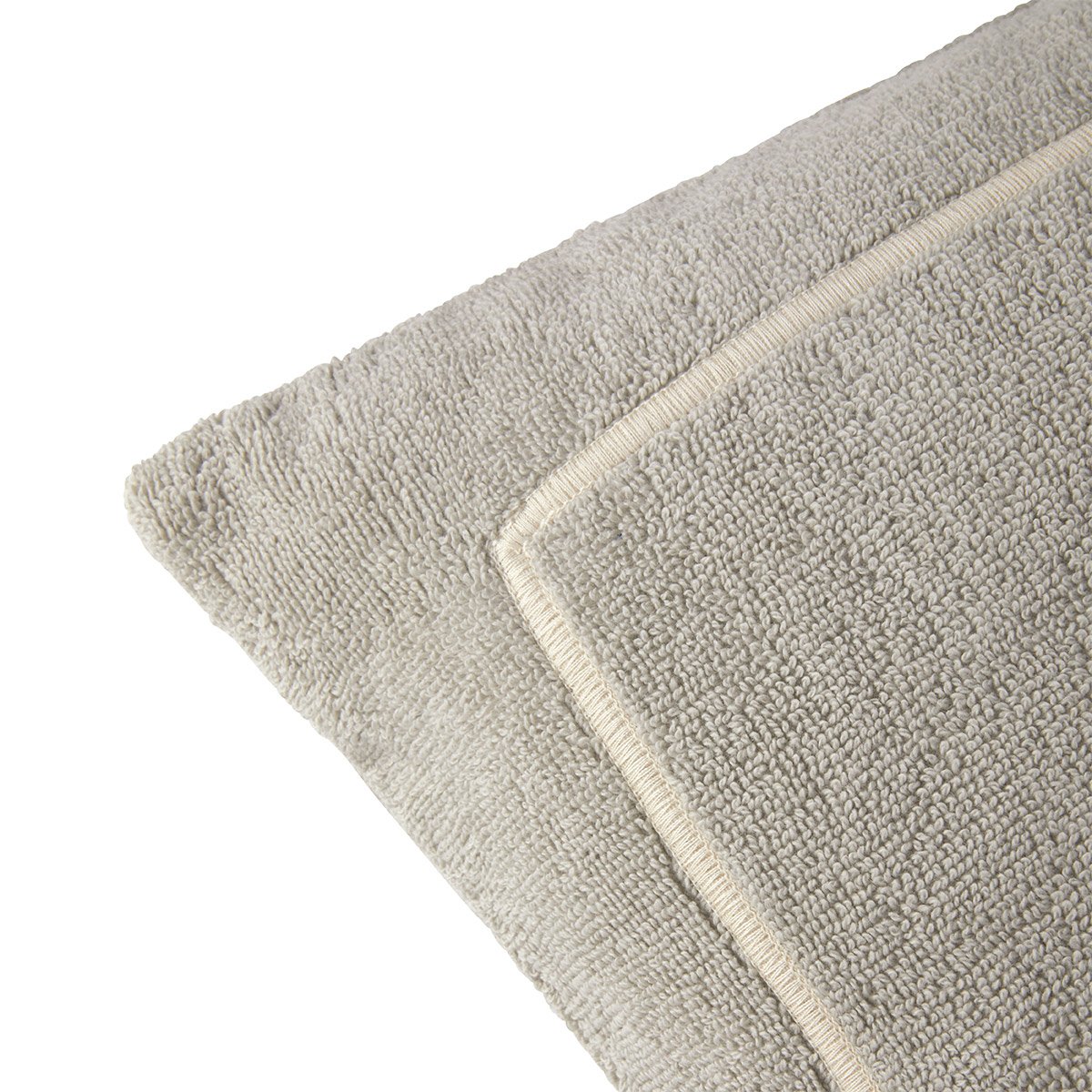 Coussin en coton, croisière YVES DELORME Gris