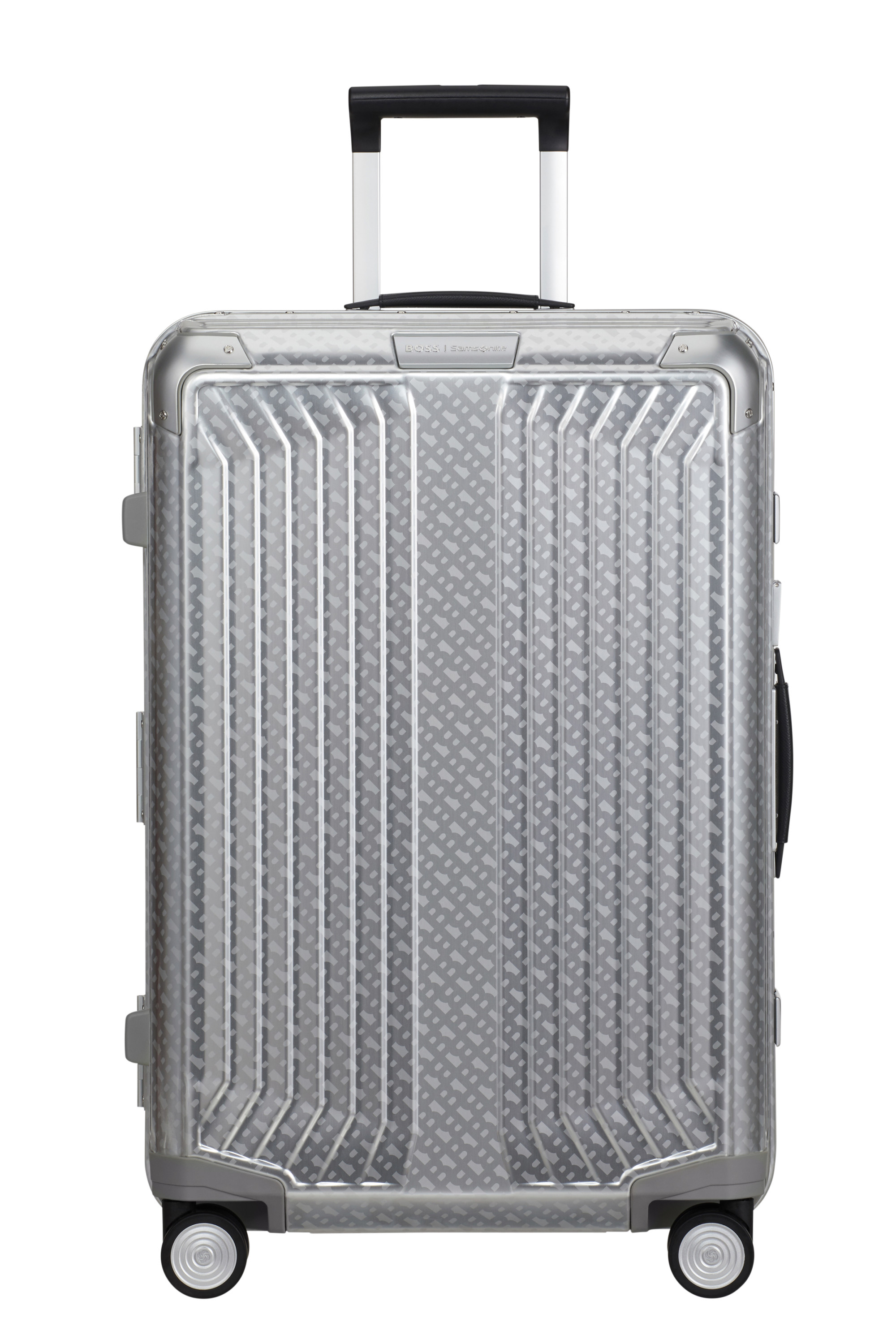 Lite-box alu / boss valise 4 roues taille m SAMSONITE Argent