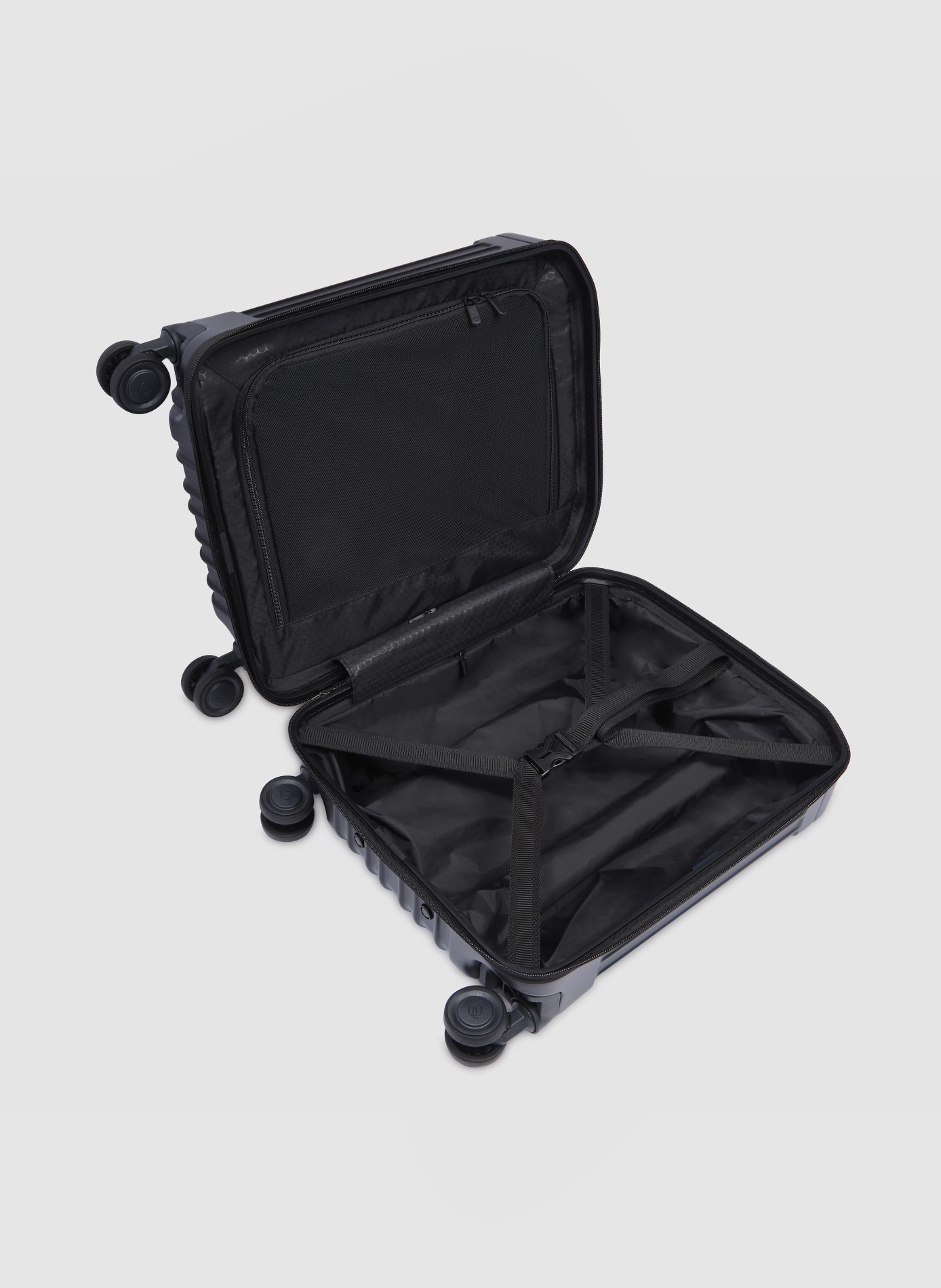 Valise trolley sous-siège à 2 roues PIQUADRO Noir