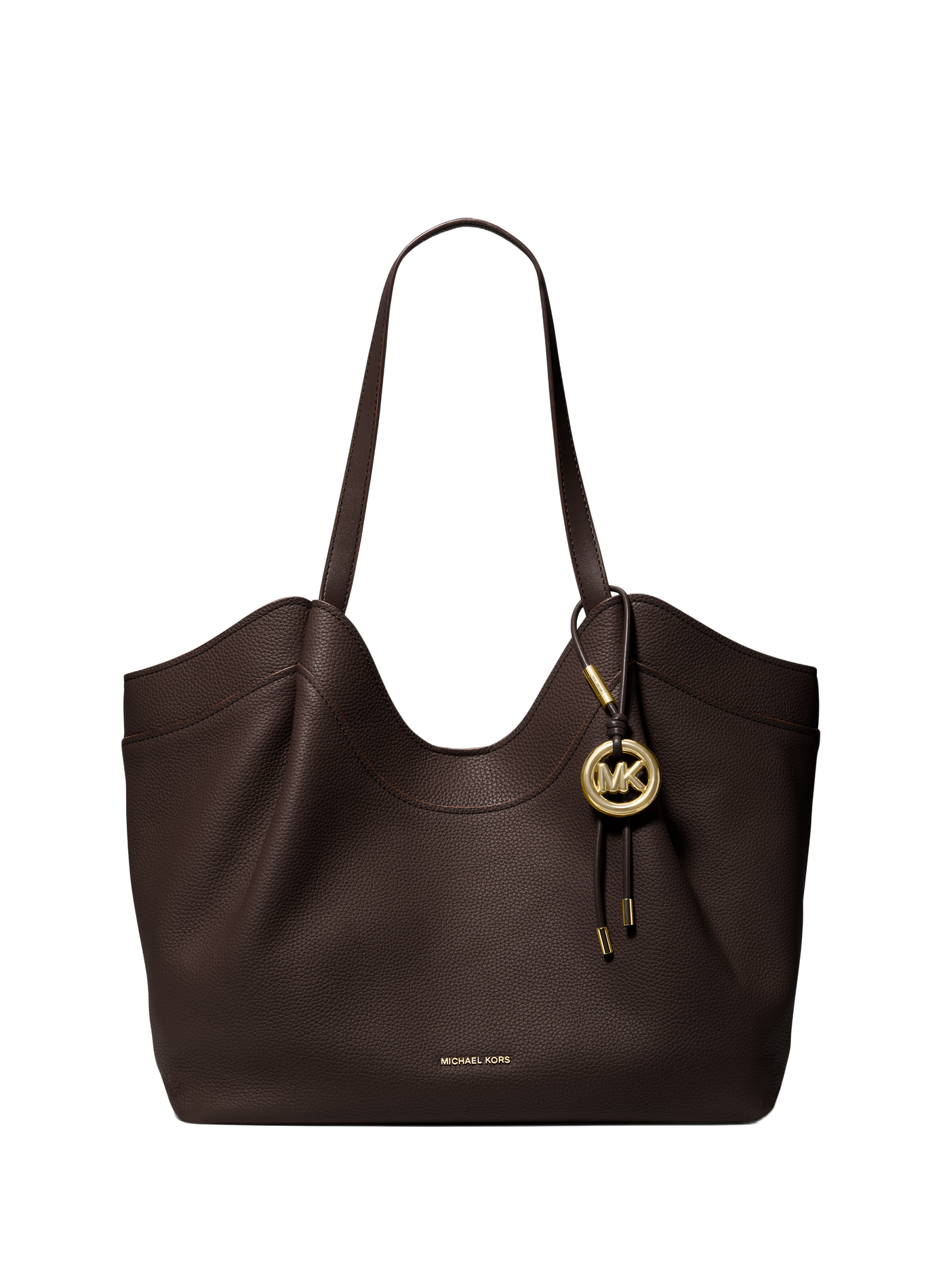 Leather shoulder bag MICHAEL KORS Brown