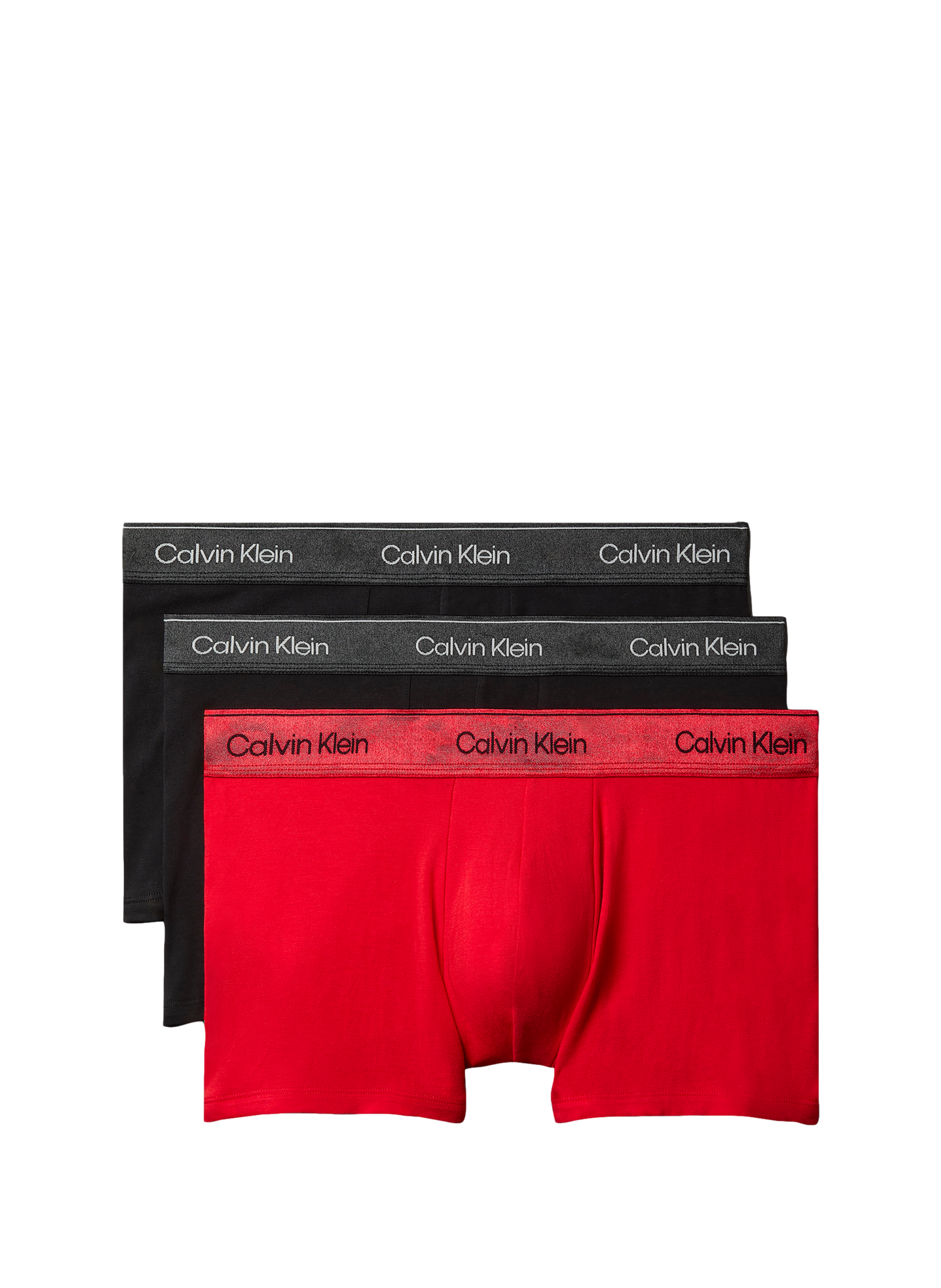 Lot de 3 boxers unis CALVIN KLEIN Multicolour