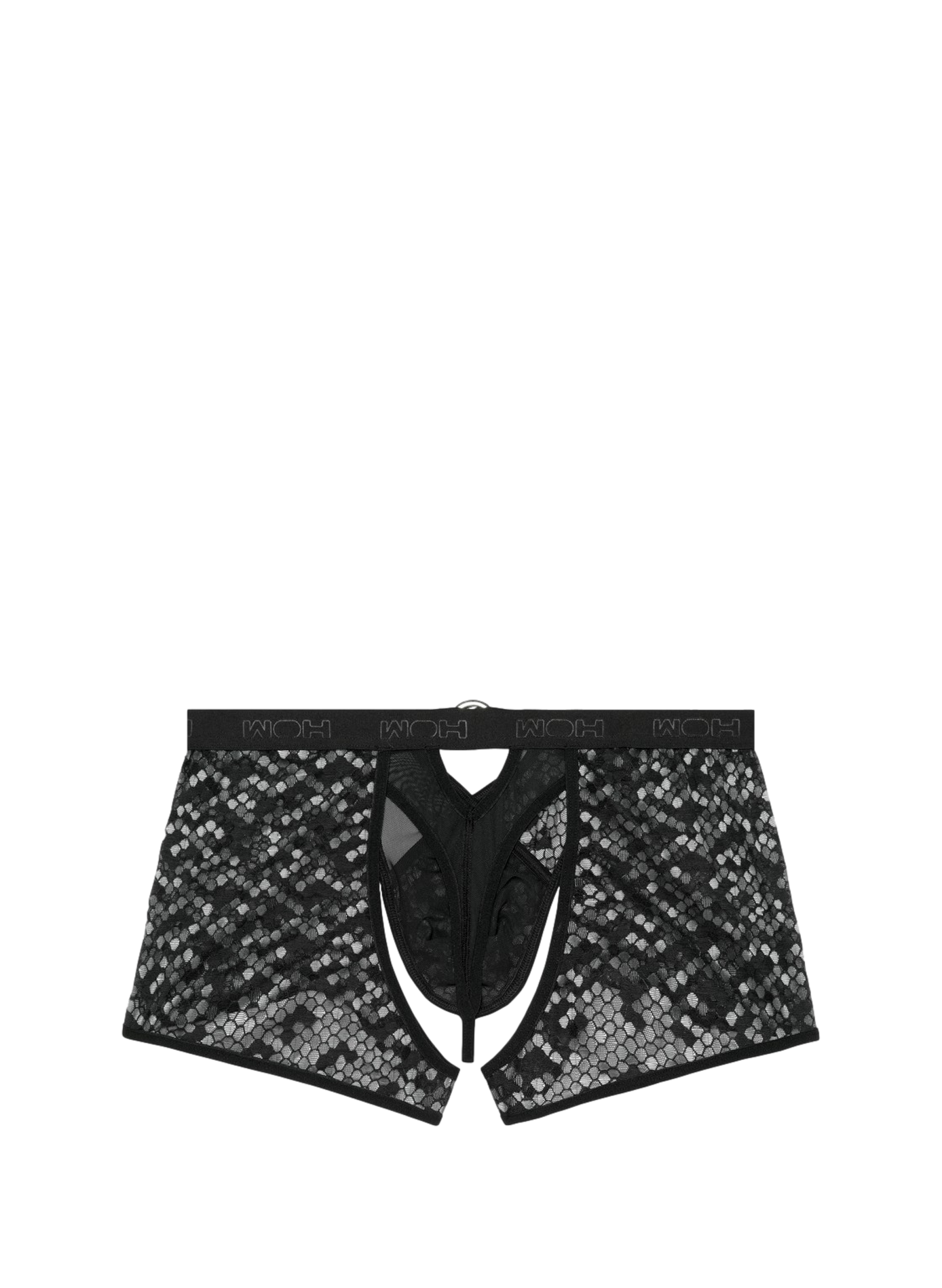 Lace boxer thong WOH Black