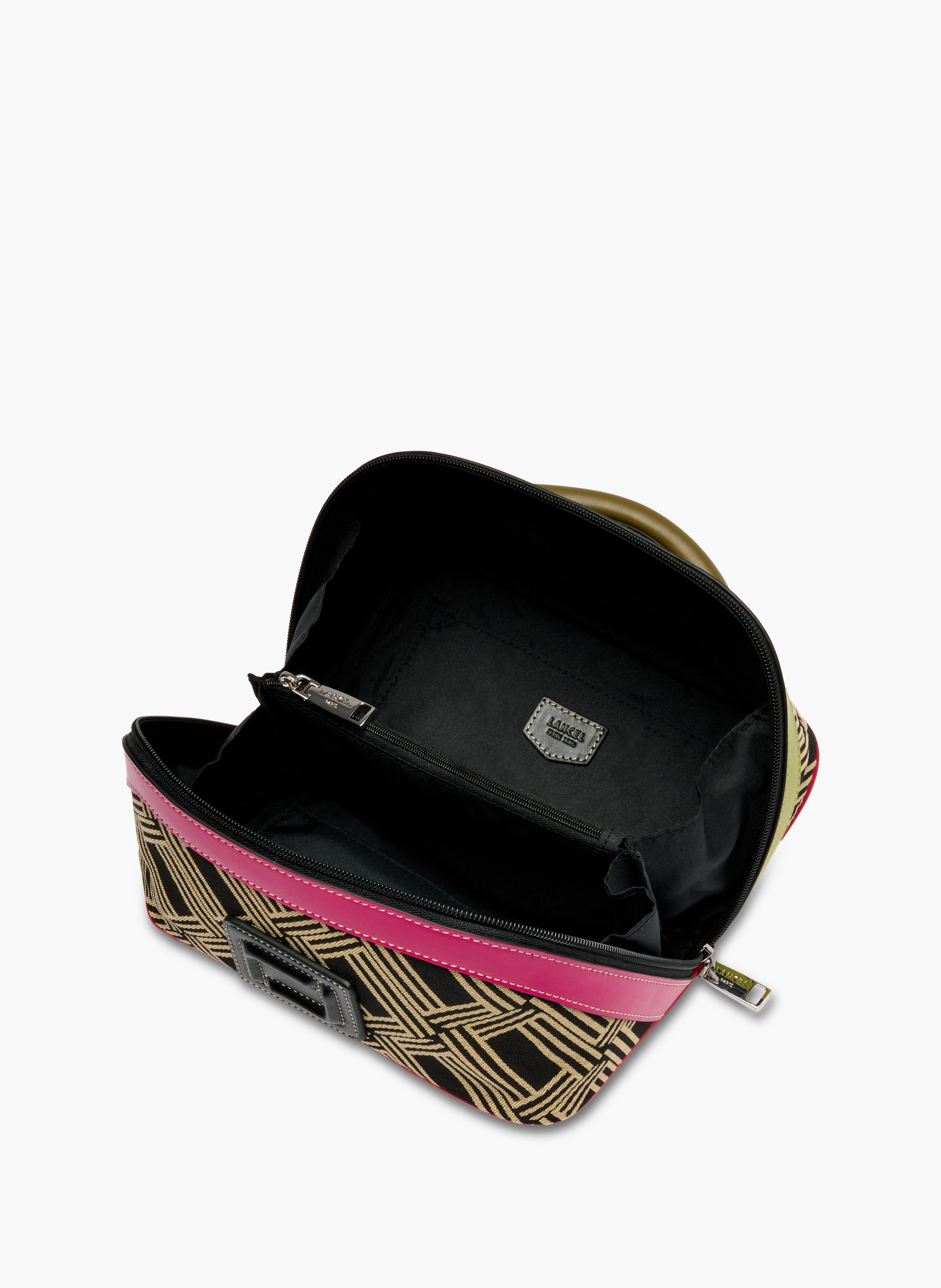 Sac weekend zippé 45 mistral de lancel en coton LANCEL Noir