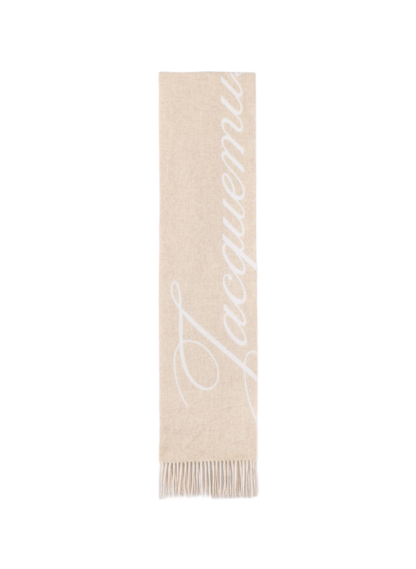 L'écharpe Atelier en laine L'ECHARPE ATELIER Light beige
