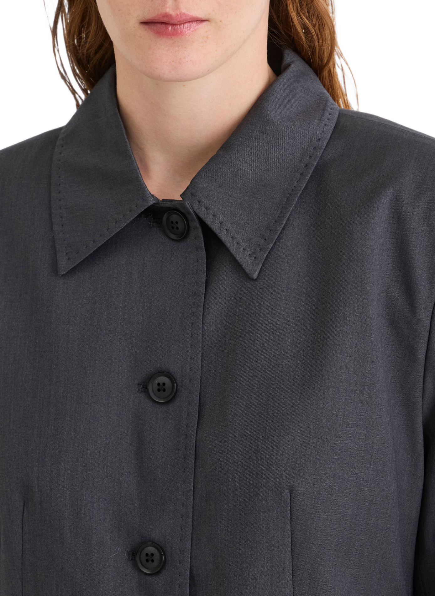 Blazer cintré uni ROUGE EDIT Gris