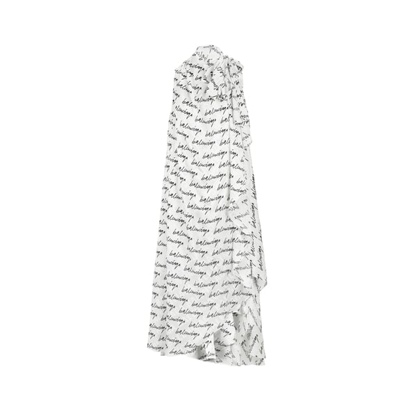 Robe Stola à imprimé Scribble en soie