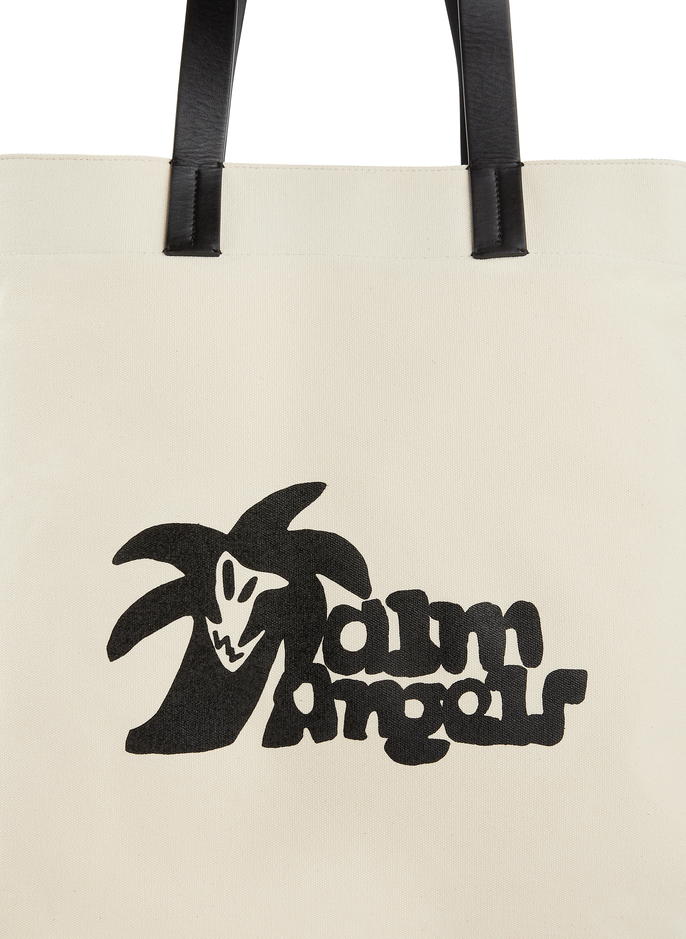 Canvas tote bag  PALM ANGELS Black