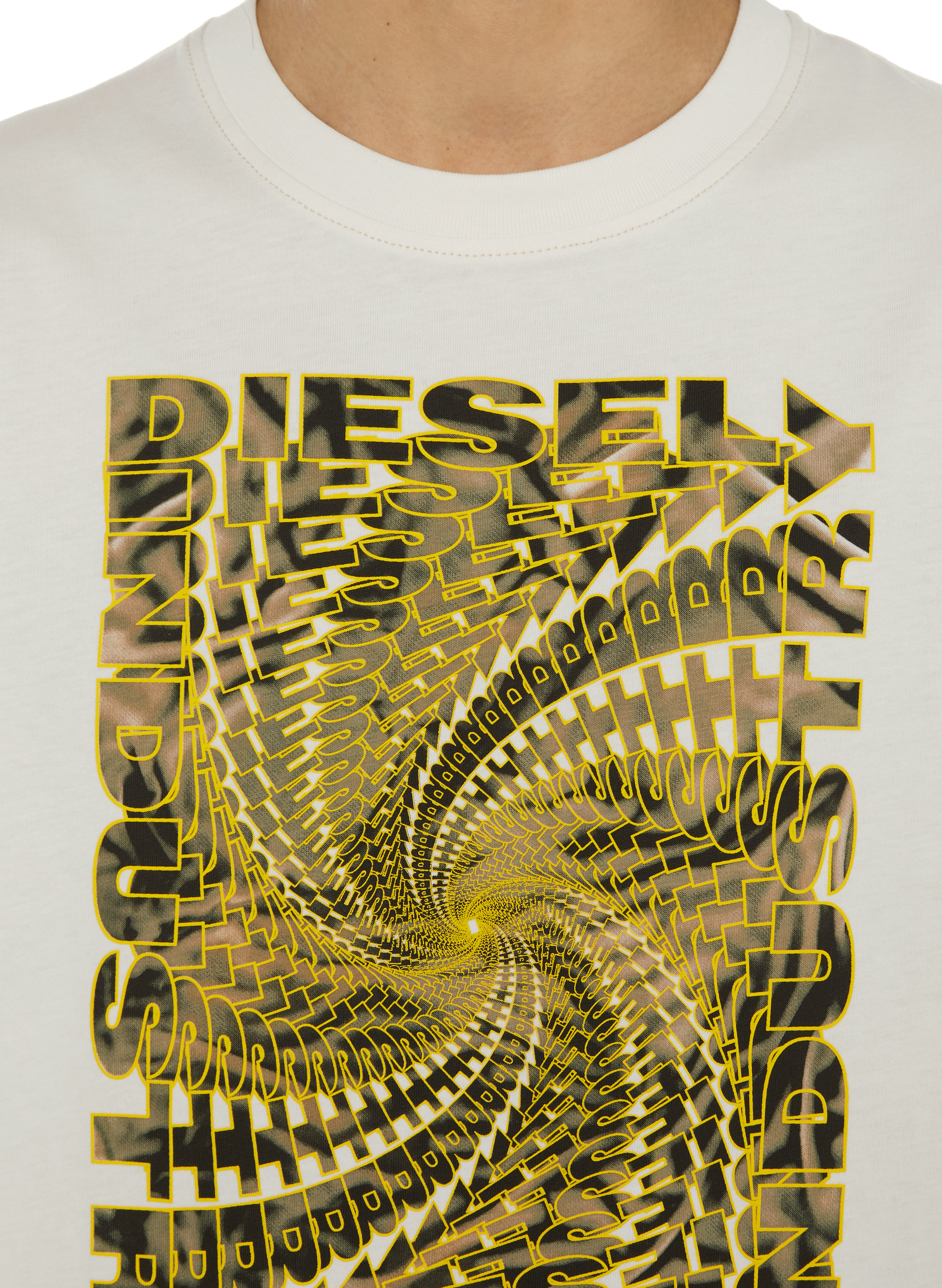 T-shirt en coton  DIESEL Blanc
