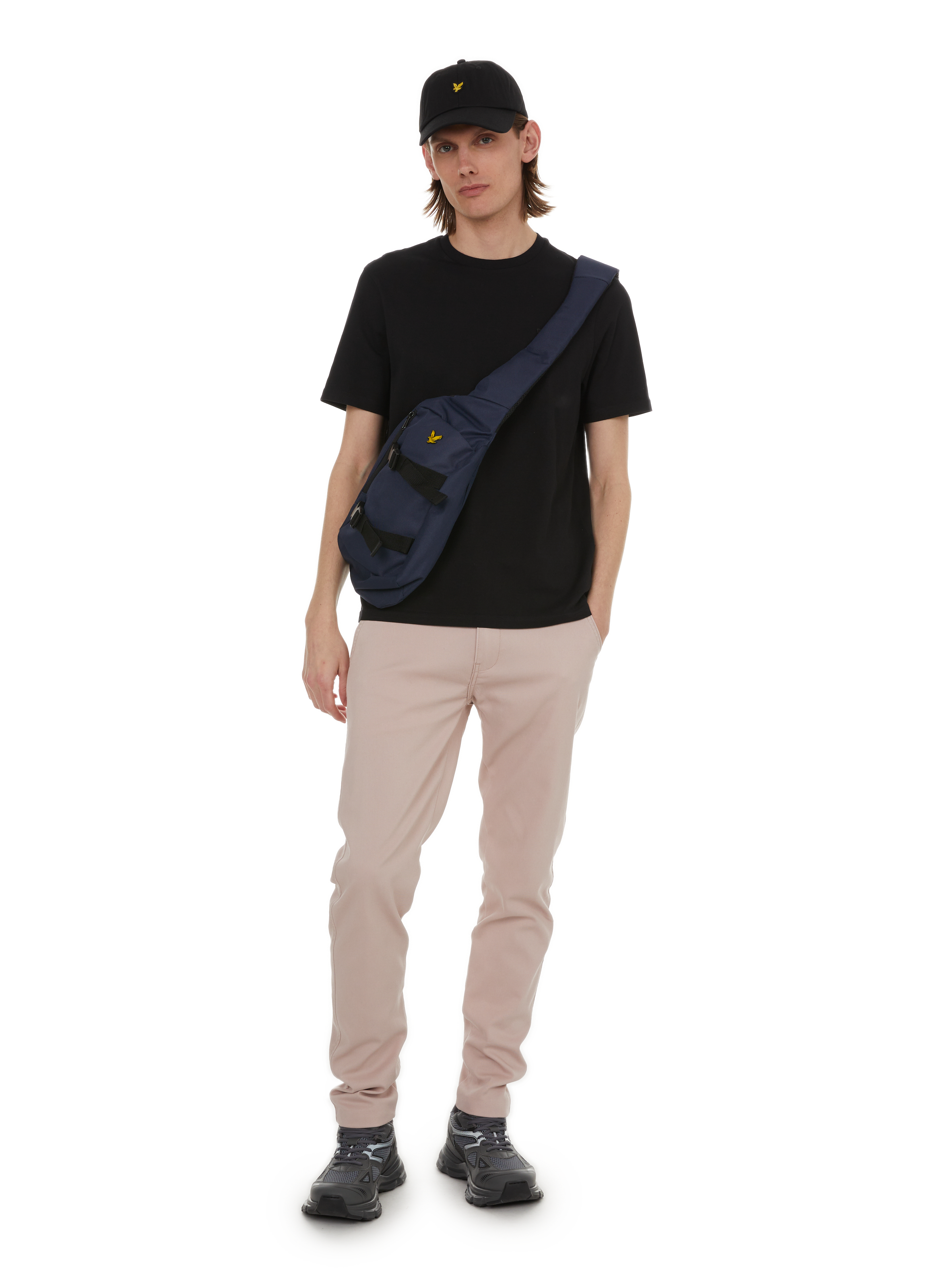 Leather Shoulder Bag LYLE & SCOTT Blue