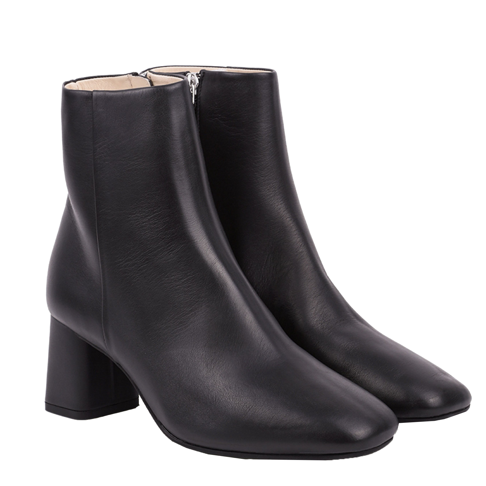 Bottines à talons en cuir REPETTO Noir