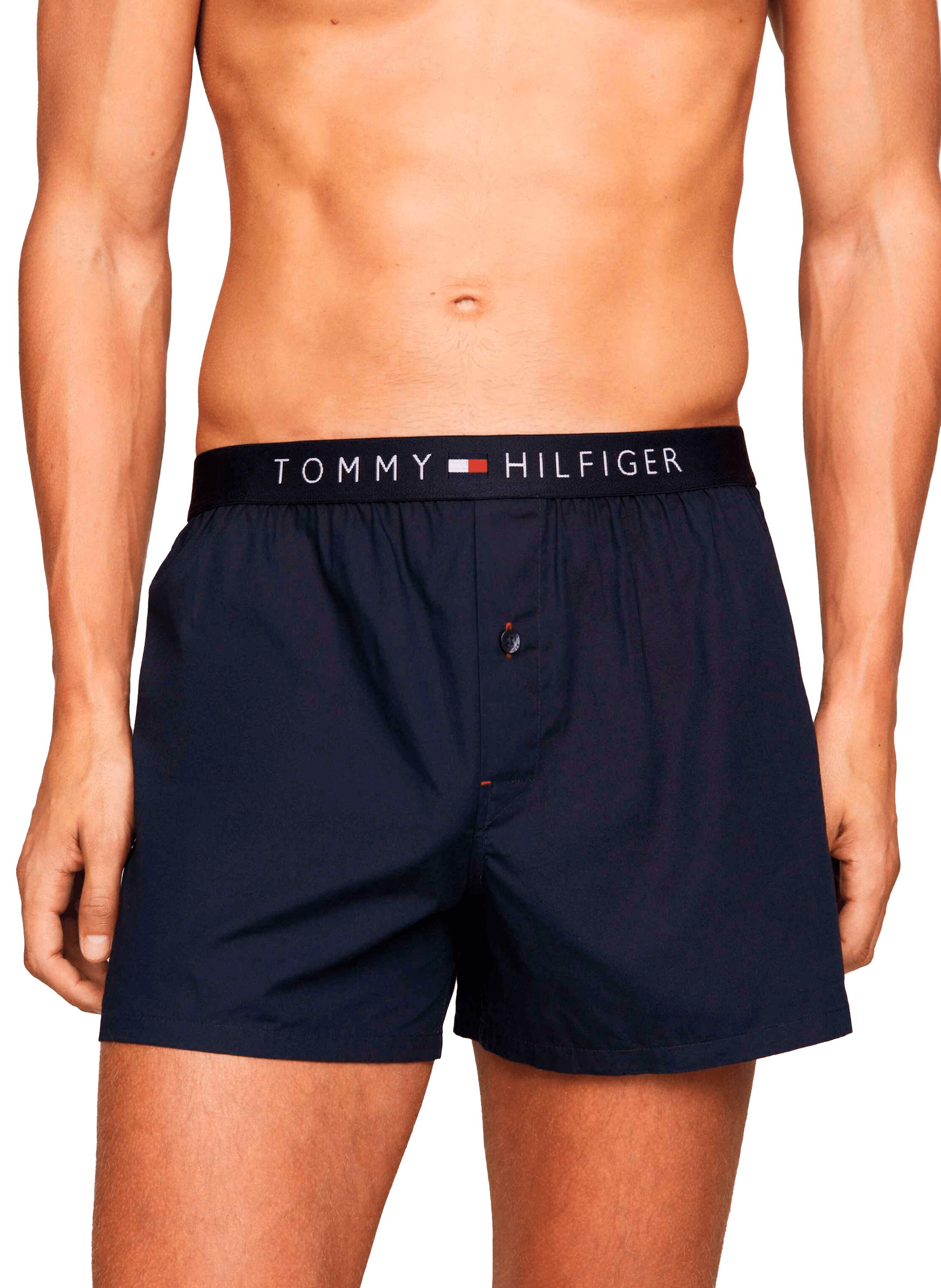 Organic cotton boxer shorts TOMMY HILFIGER Blue
