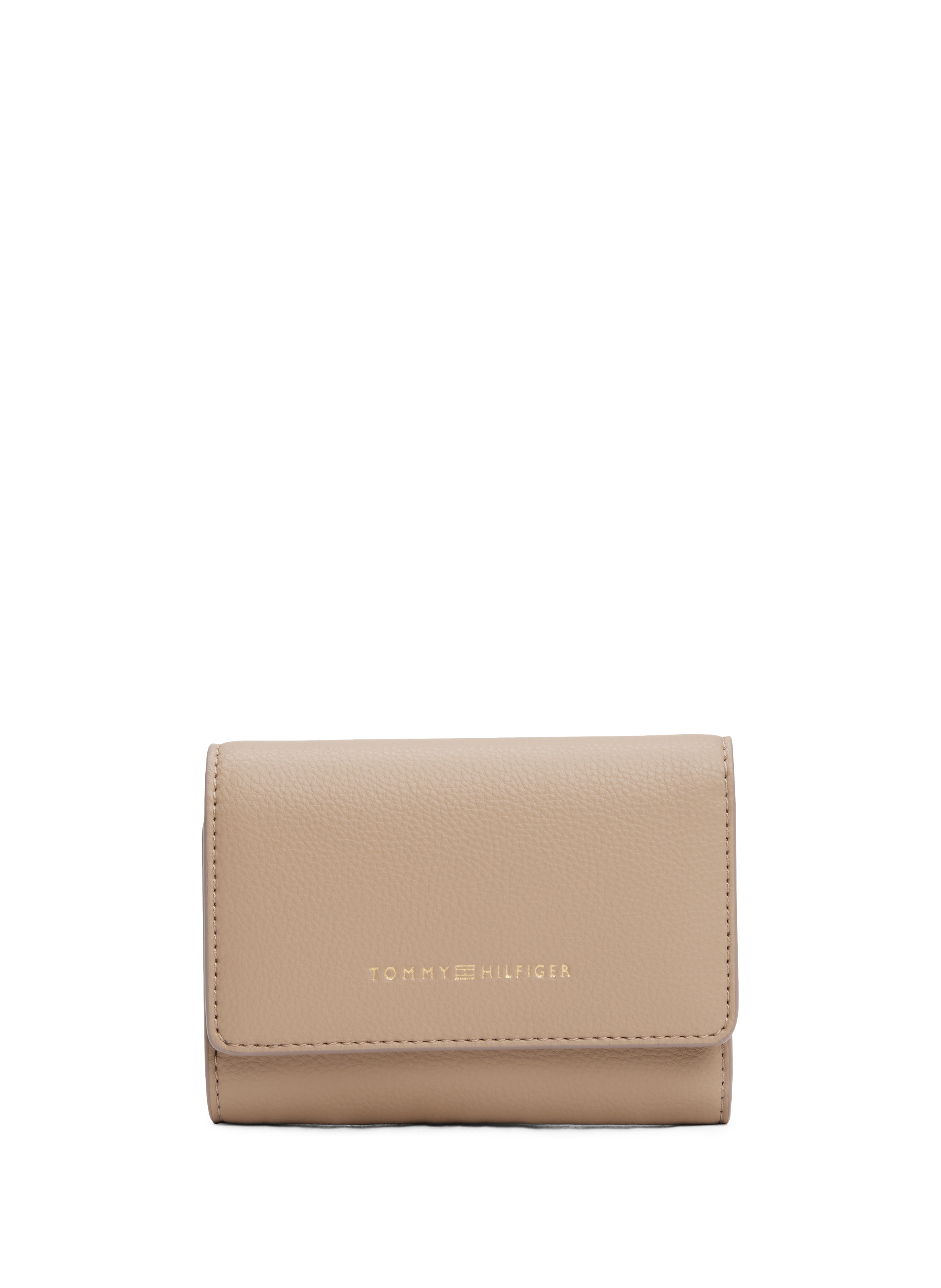 Portefeuille à trois volets TOMMY HILFIGER Beige