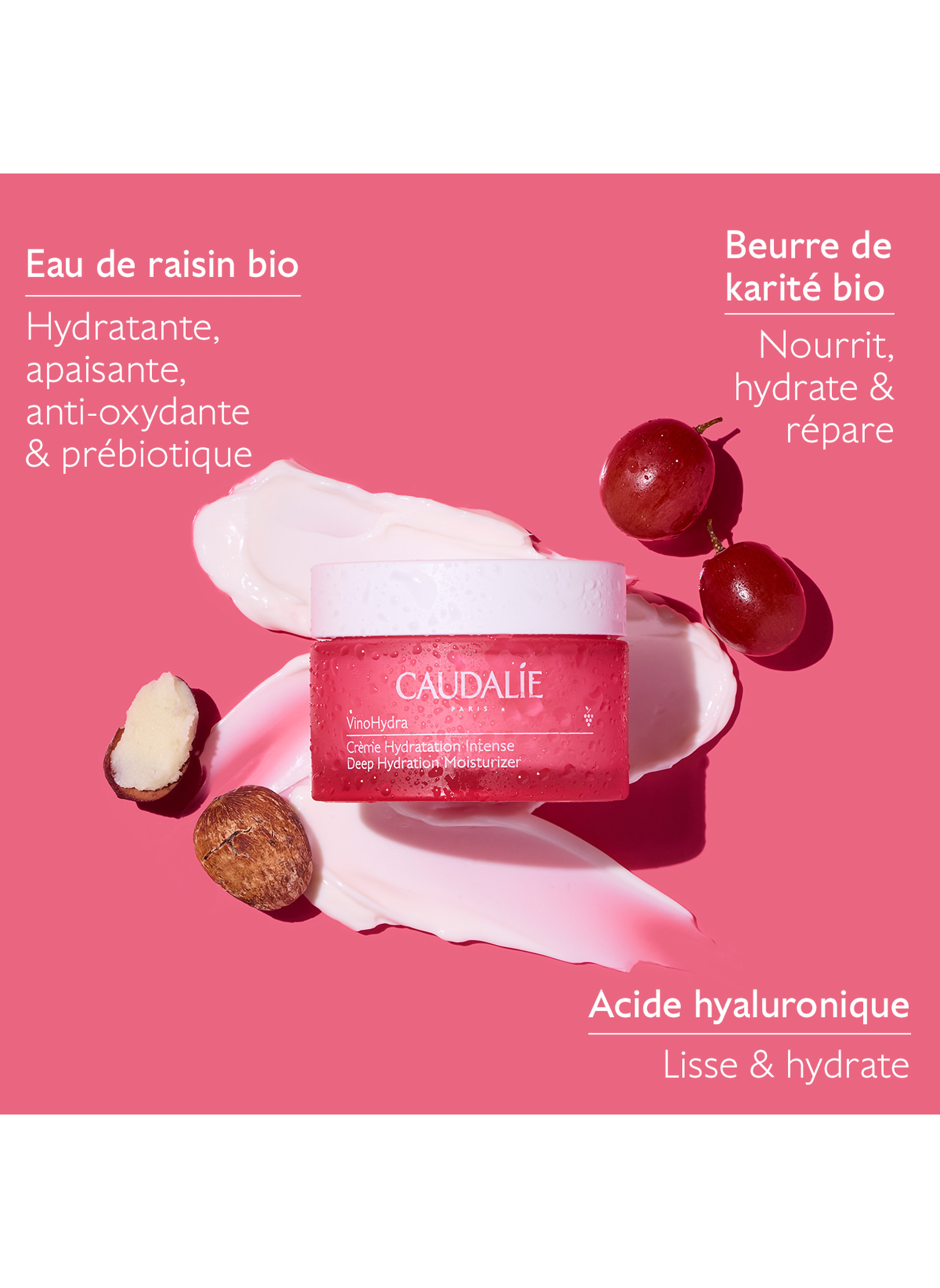 VinoHydra Intense Hydration Cream CAUDALIE No color
