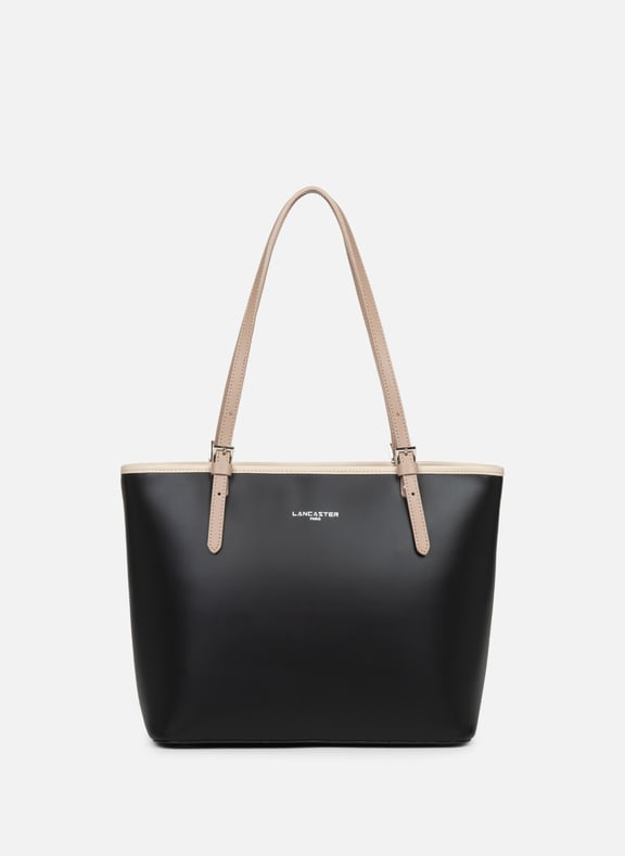 M tote bag - Smooth Black by LANCASTER LANCASTER M tote bag - Smooth Black