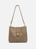 Bucket bag - Top Double  Taupe - in - or