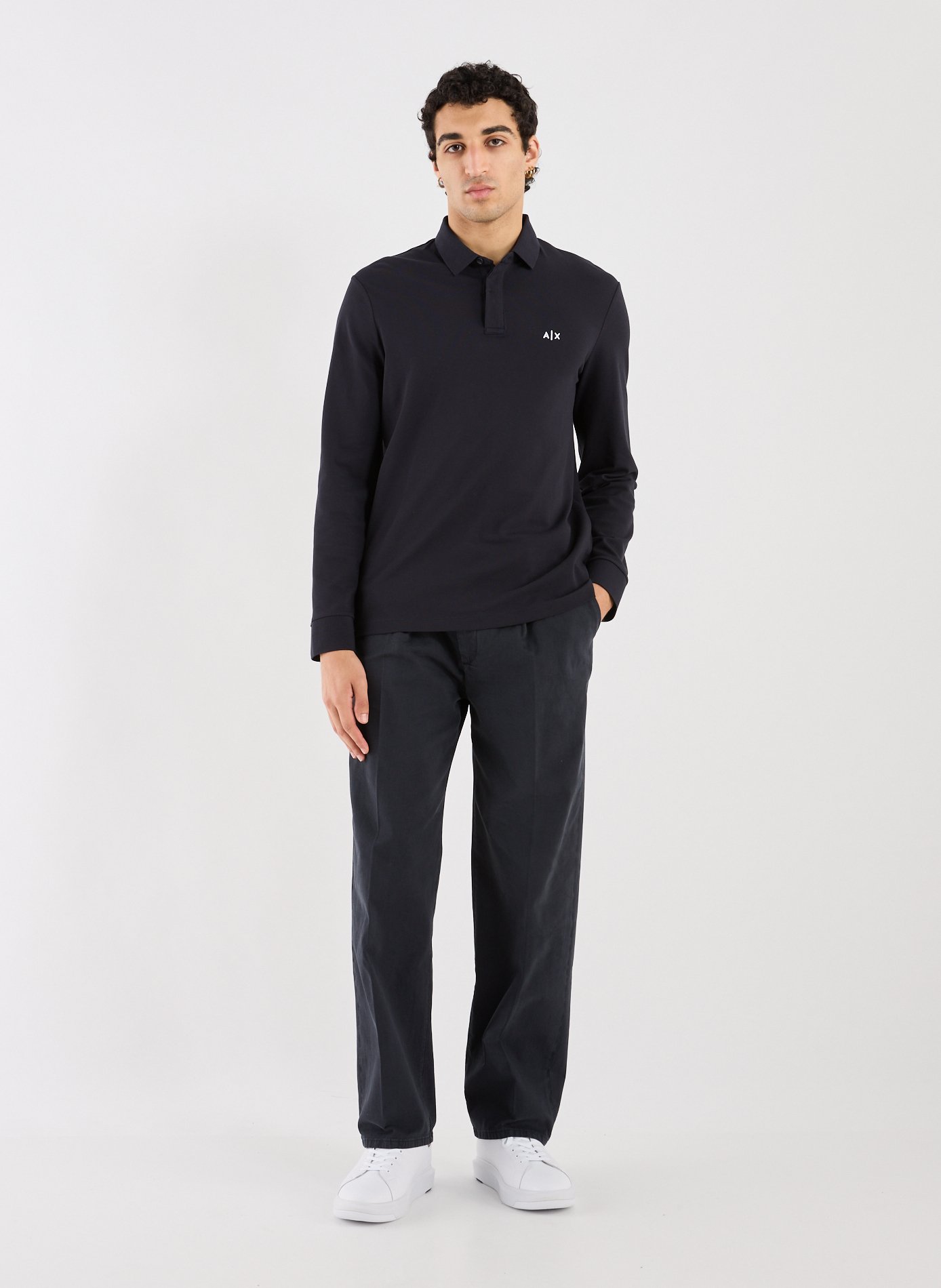 Pleated trousers in mixed cotton 7 FOR ALL MANKIND Blue